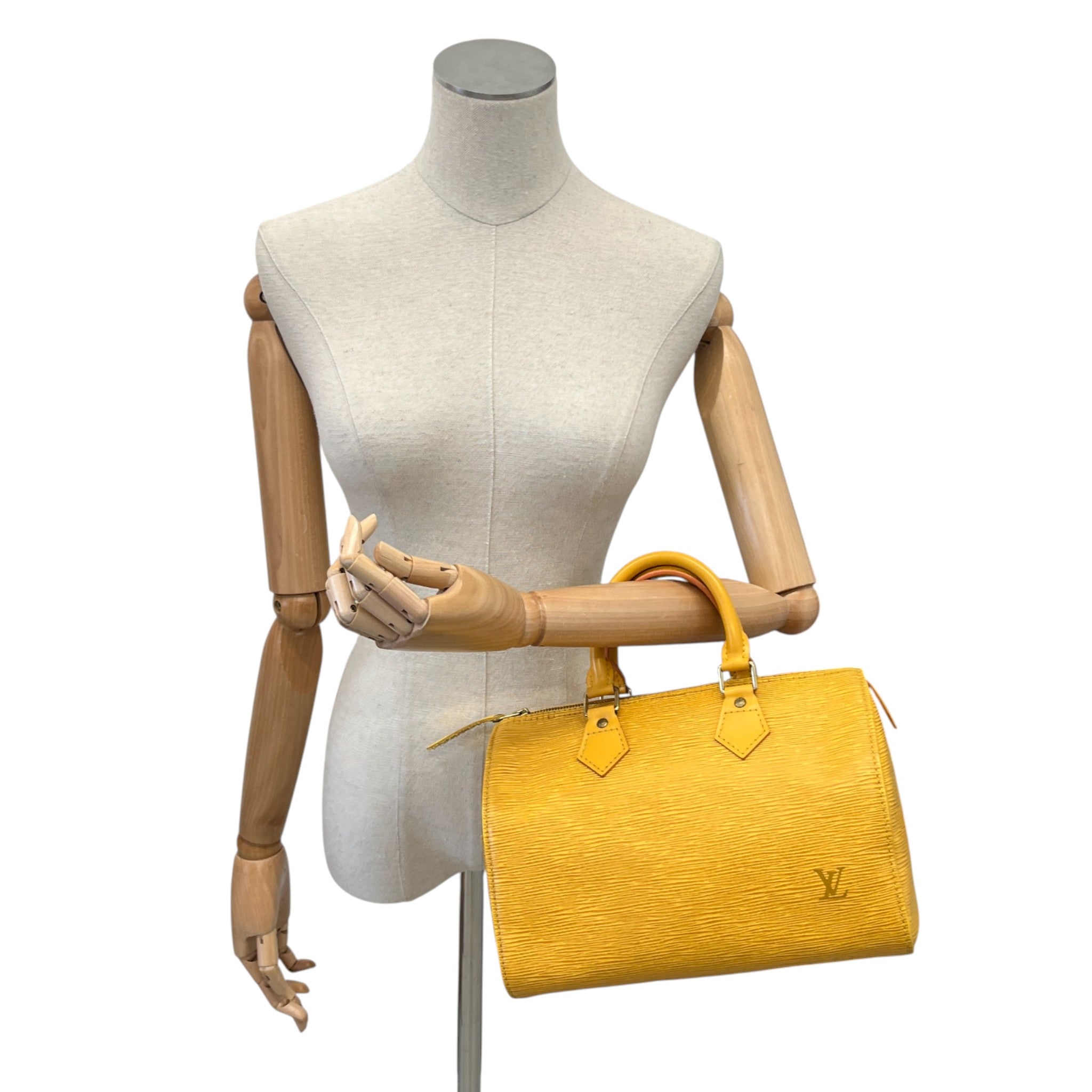 Women's Epi Leather Speedy 25 Bag Yellow