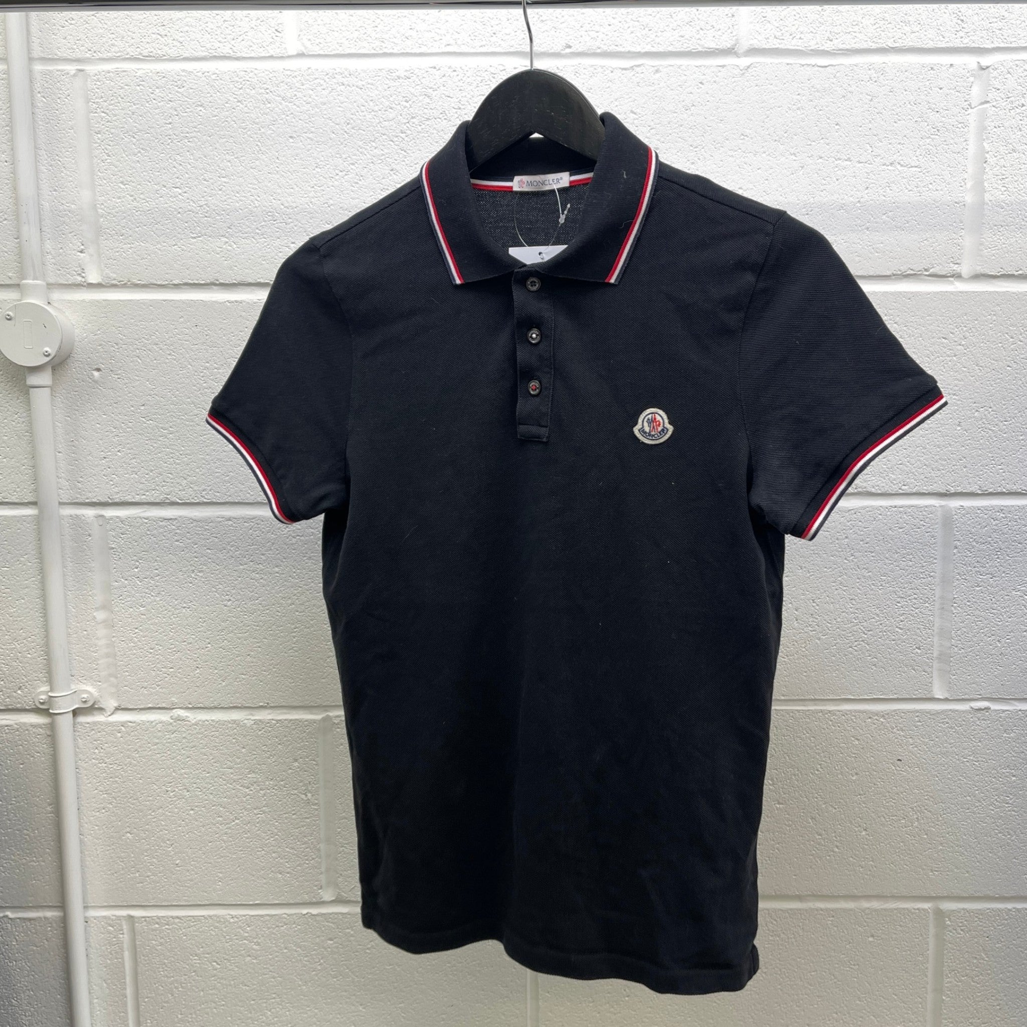 Men's Maglia Polo Shirt Black Size XS
