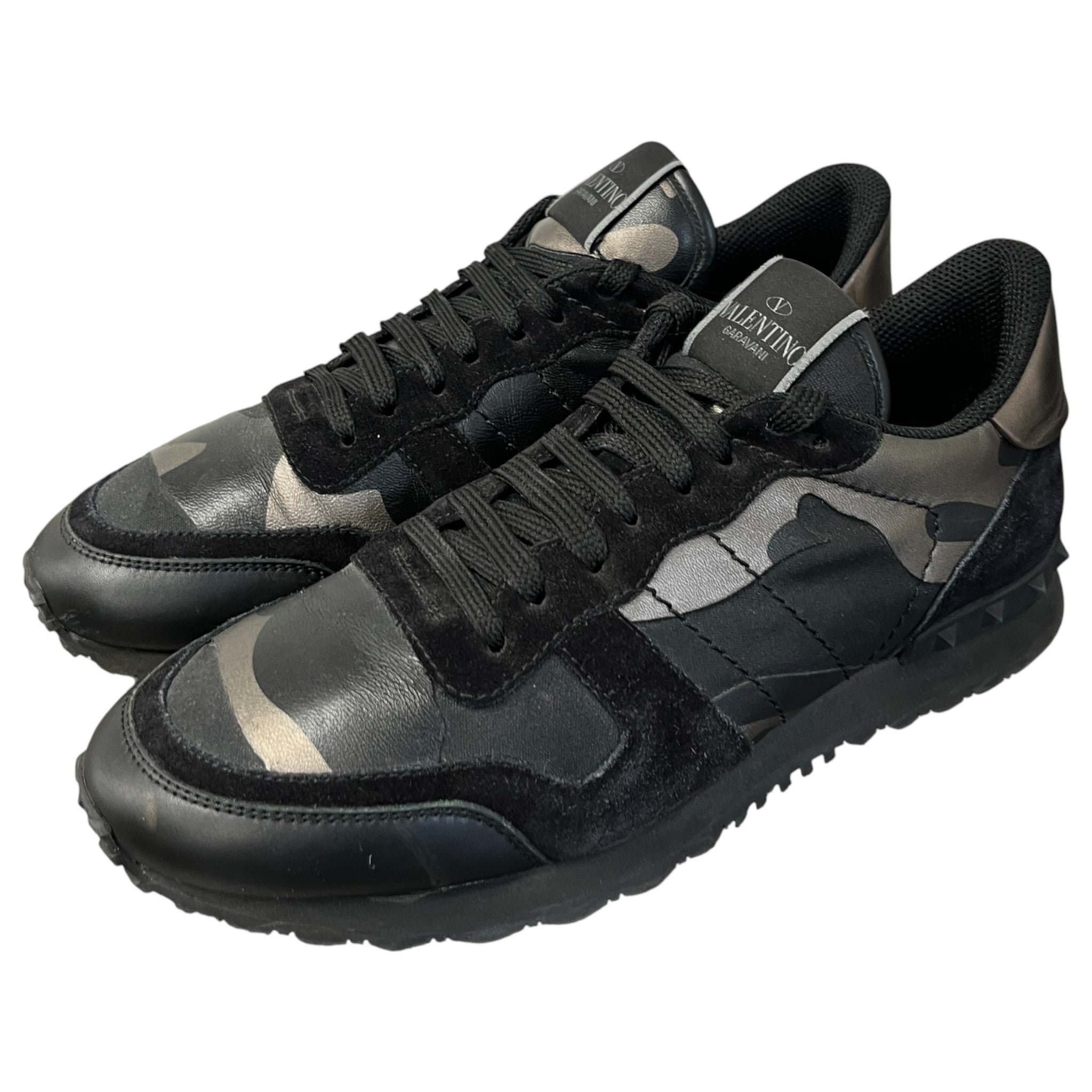 Men's Rock Runners Low Trainers Black Size EU 41 / UK 7