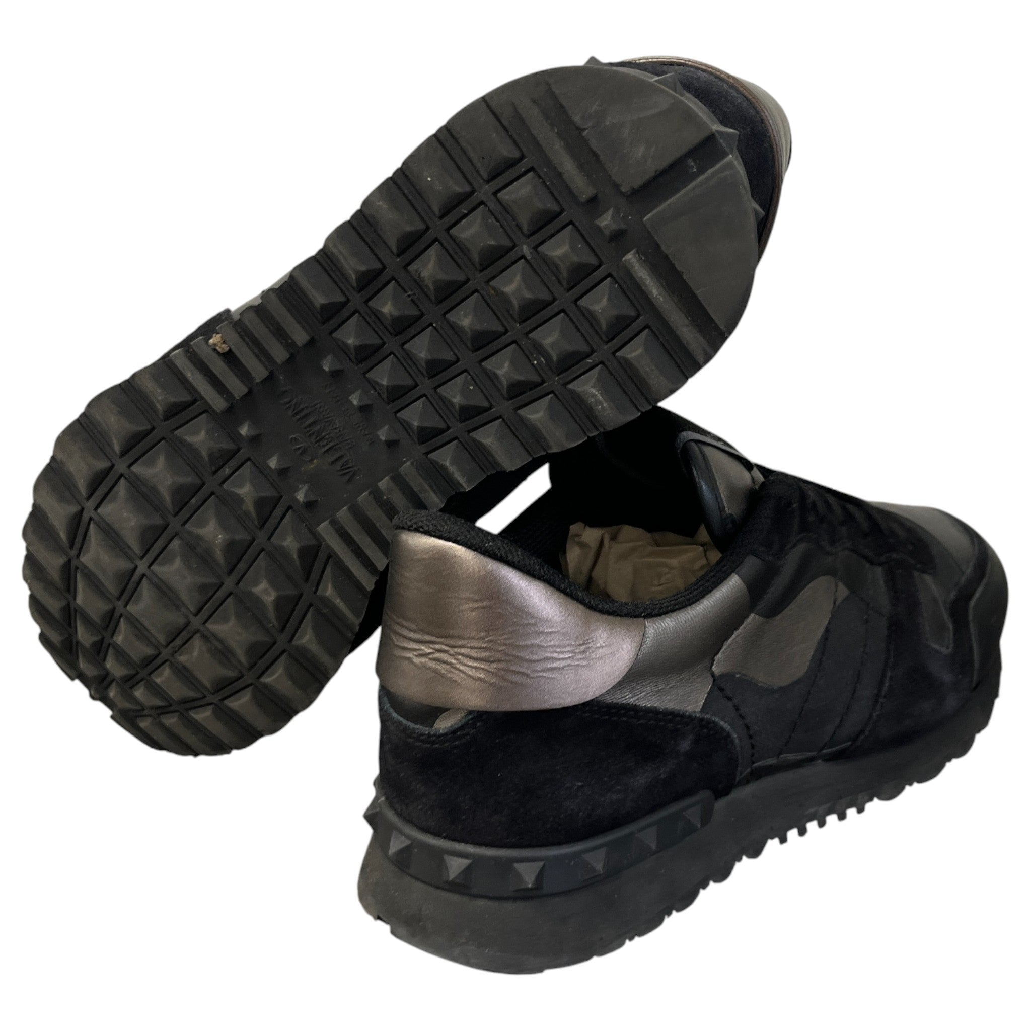 Men's Rock Runners Low Trainers Black Size EU 41 / UK 7