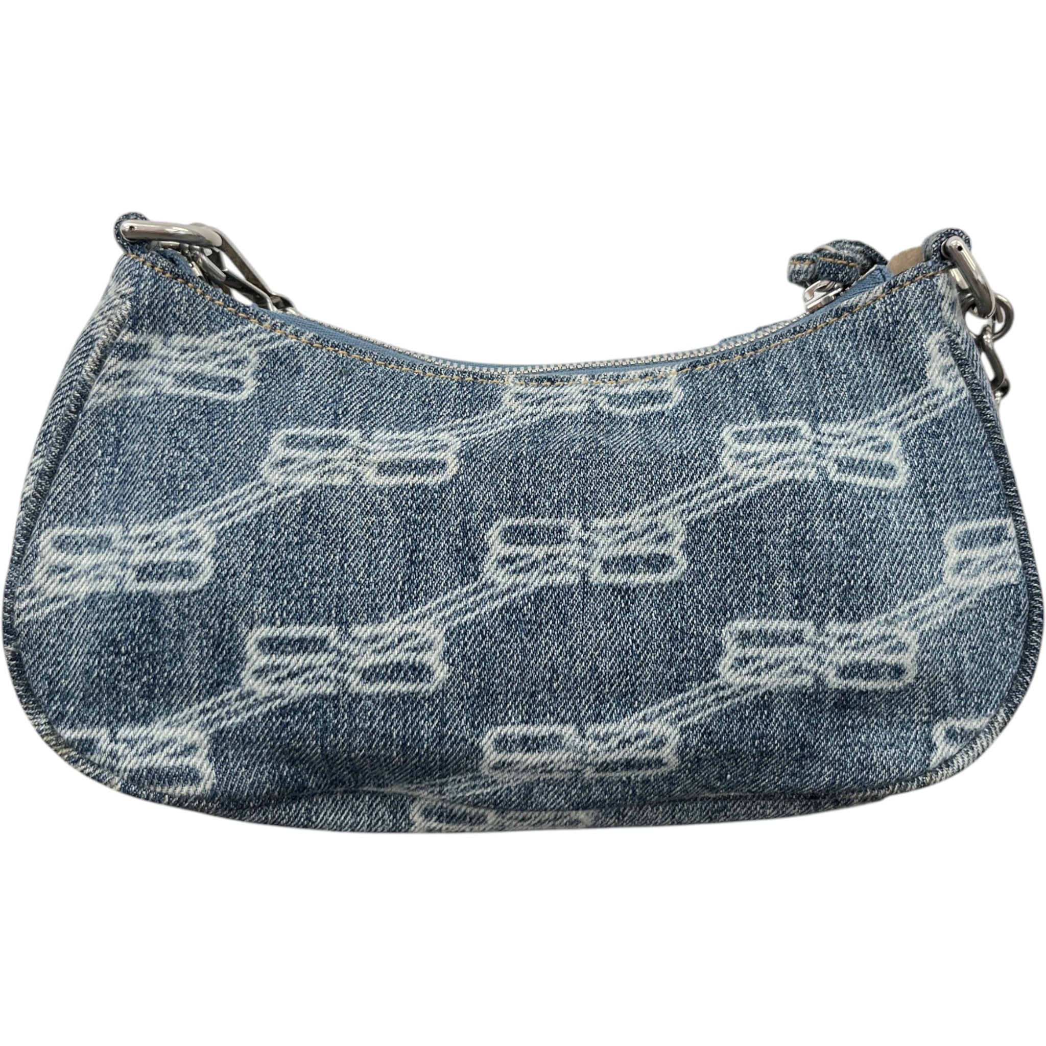 Women's Le Cagole Mini Denim Bag Blue