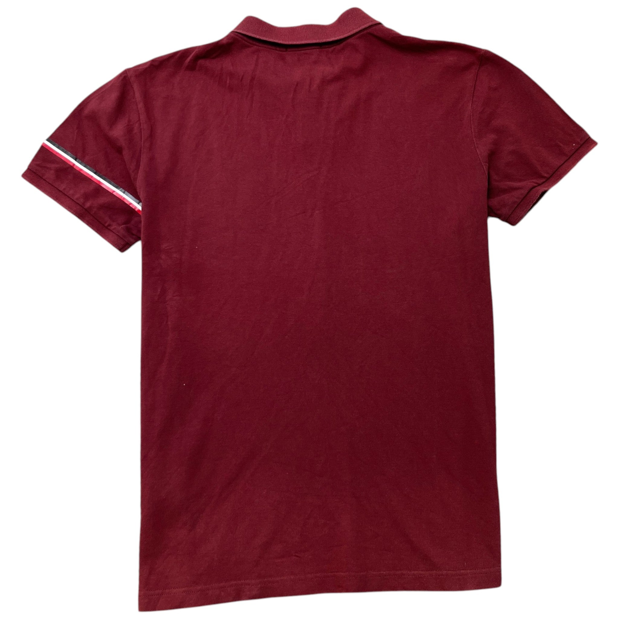 Men's Maglia Polo Shirt Burgundy Size L