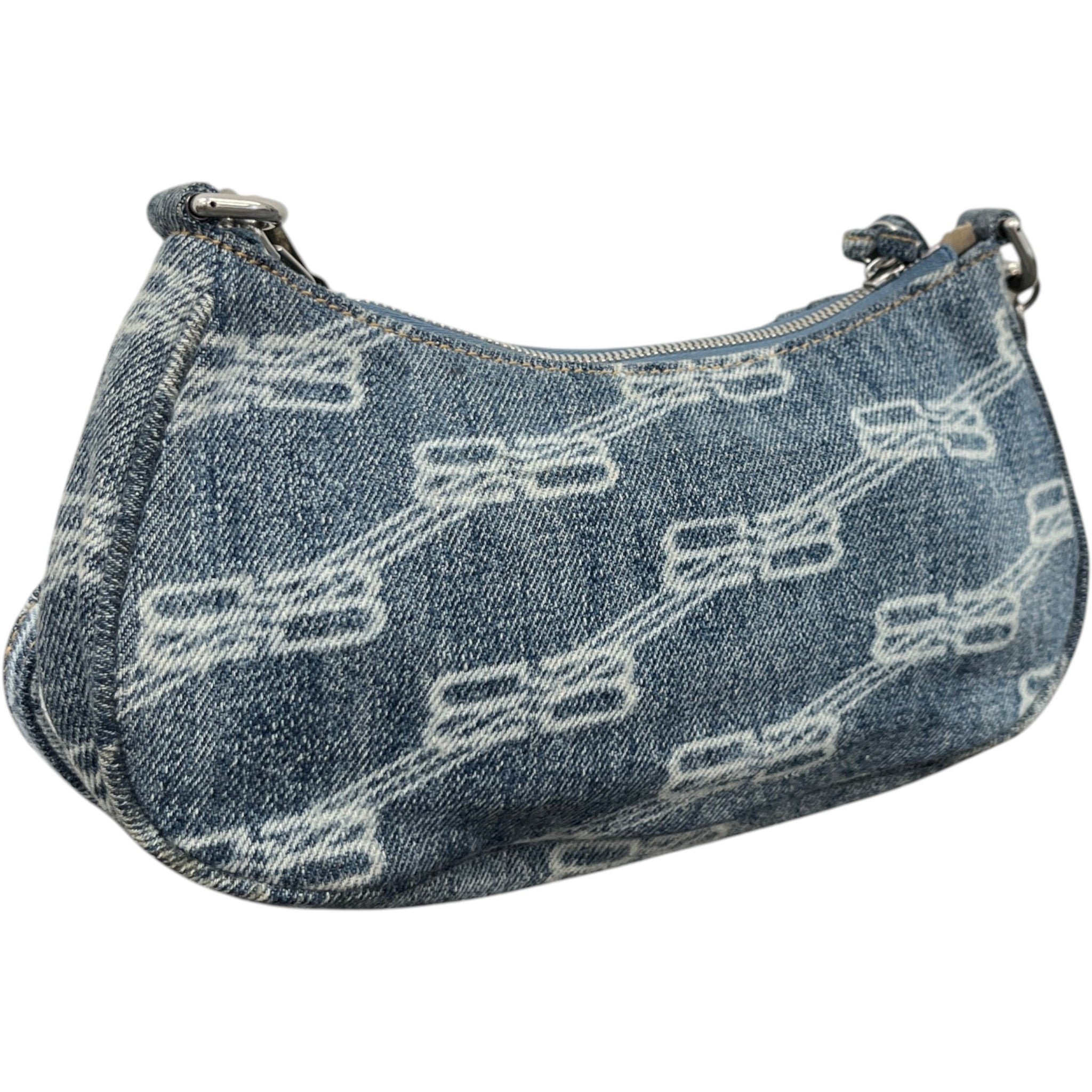 Women's Le Cagole Mini Denim Bag Blue