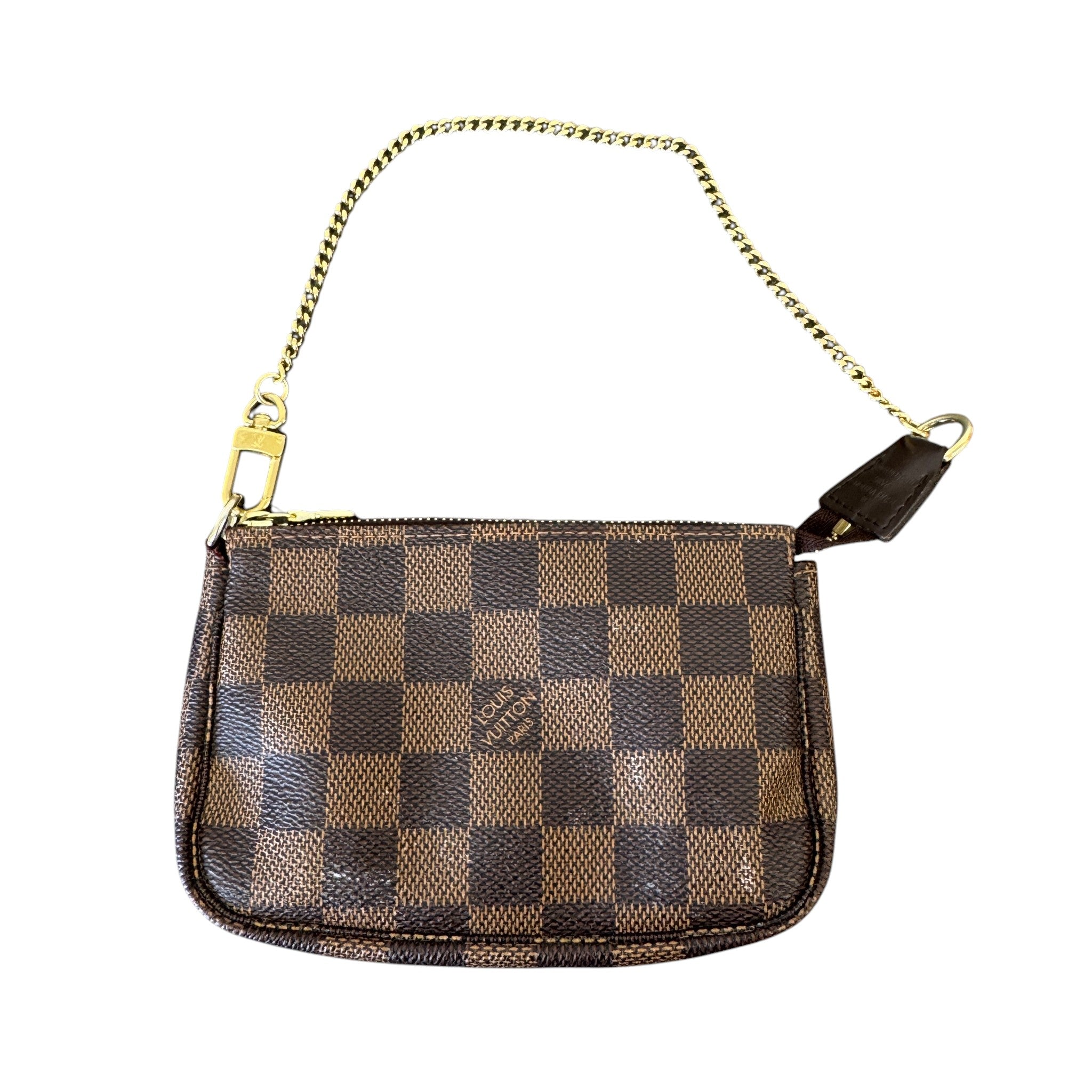 Women's Damier Pochette Mini Handbag Brown