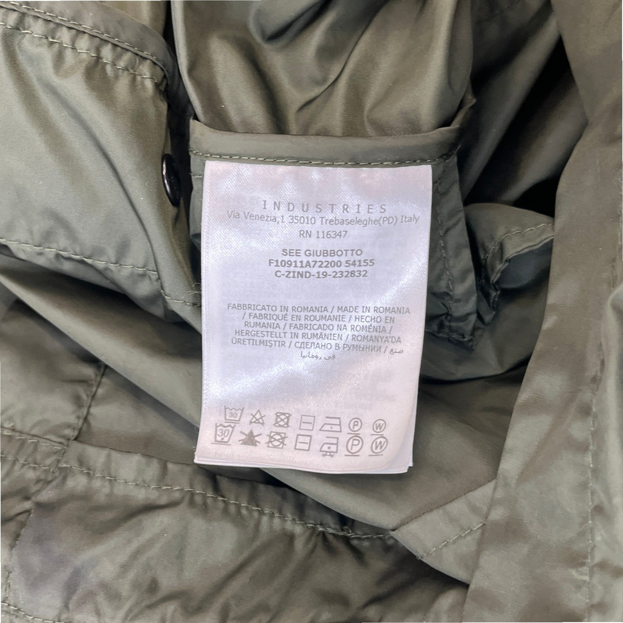 Men's See Windbreaker Khaki Size 2 / M