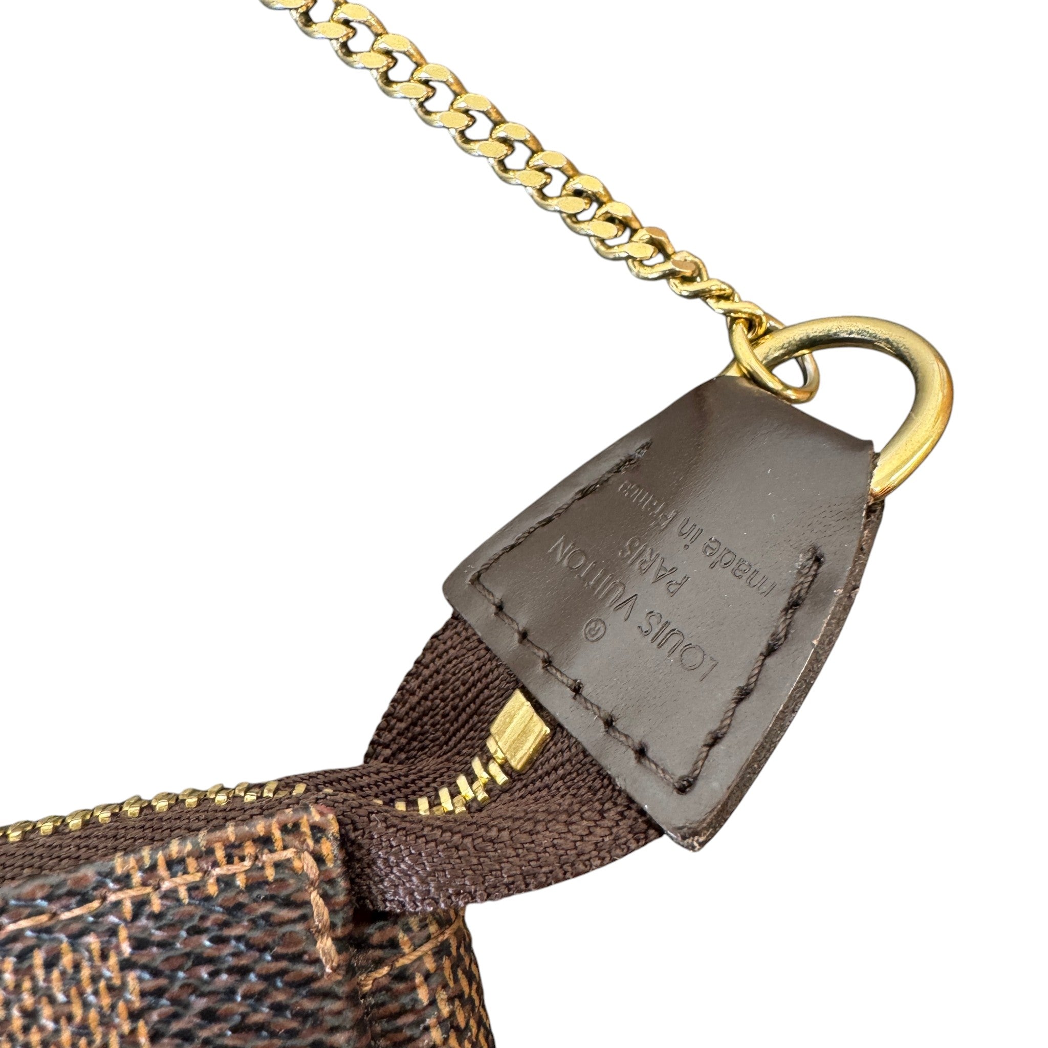 Women's Damier Pochette Mini Handbag Brown