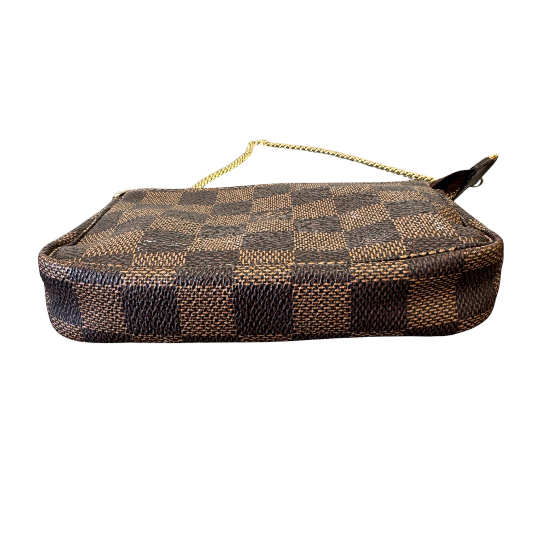 Women's Damier Pochette Mini Handbag Brown