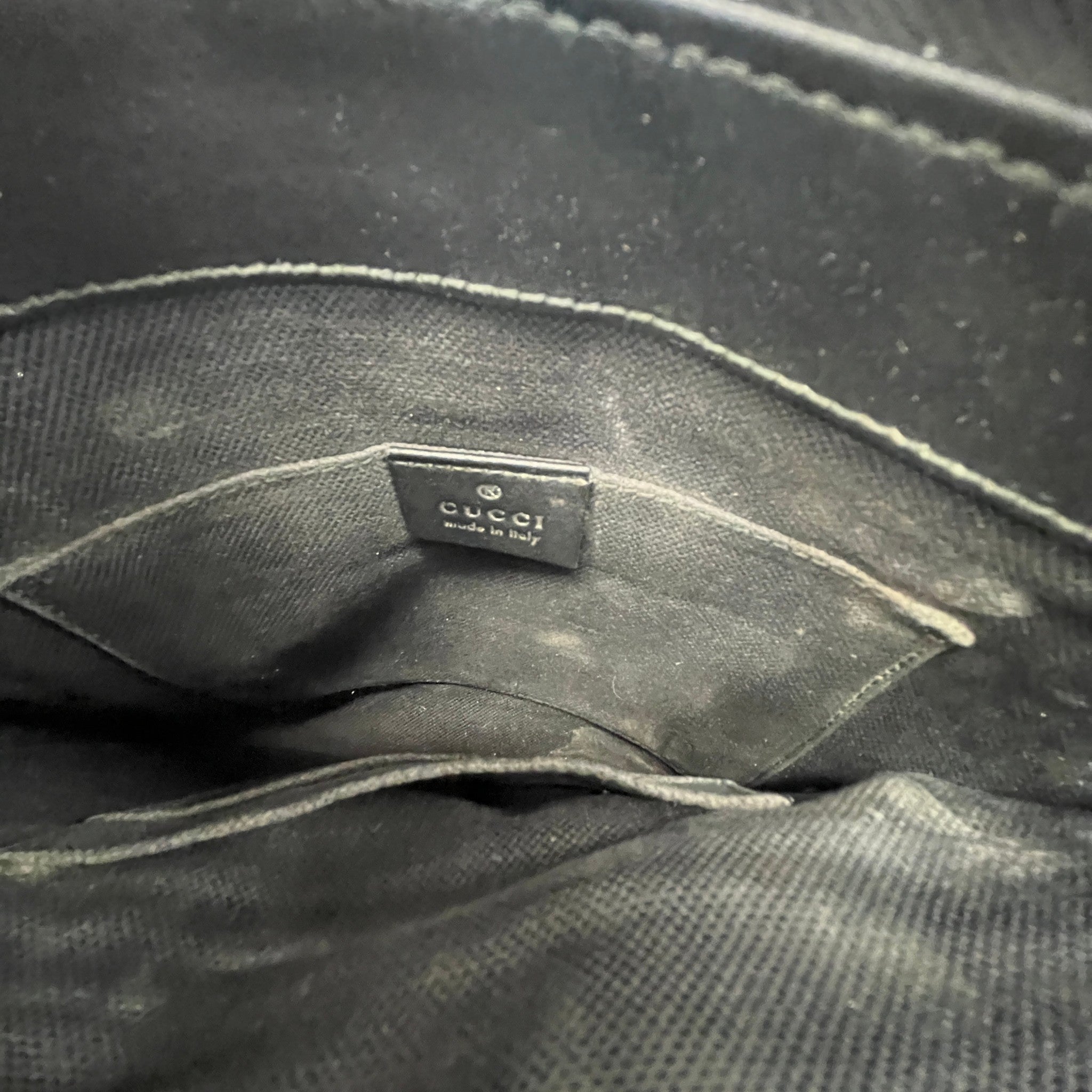 Men's Gg Supreme Messenger Bag Black