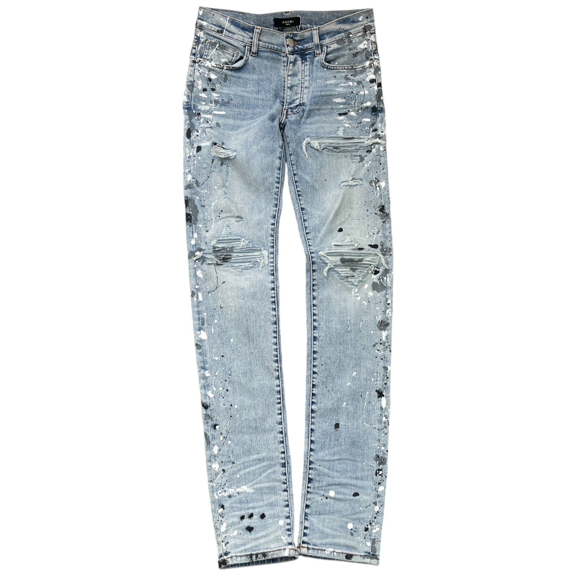 Men's Mx1 Paint Splatter Jeans Blue Size Waist 31"