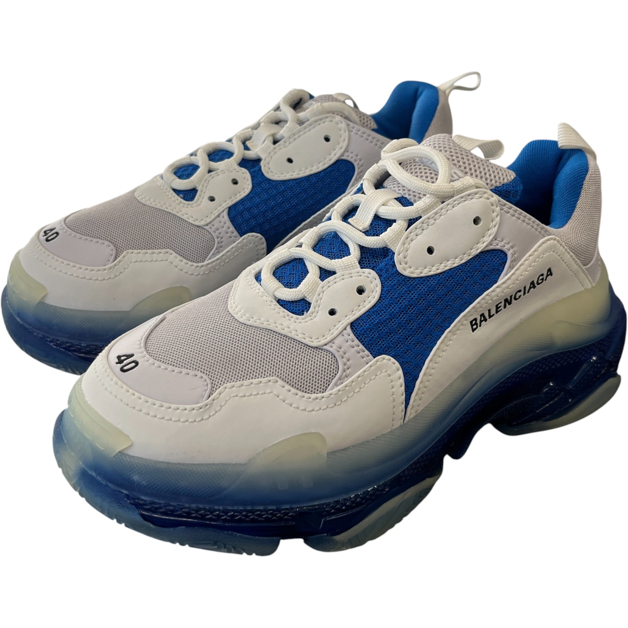 Men's Triple S Low Trainers White Size EU 40 / UK 6