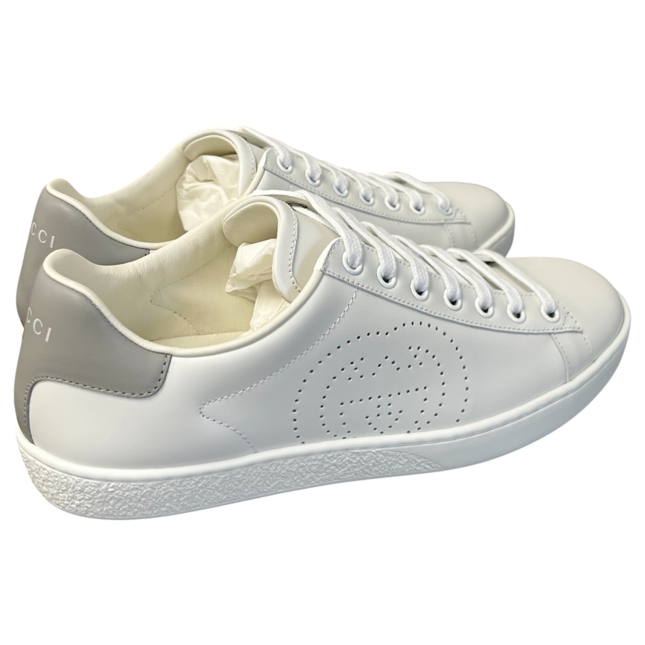 Women's Ace Interlocking G Low Trainers White Size EU 38 / UK 5