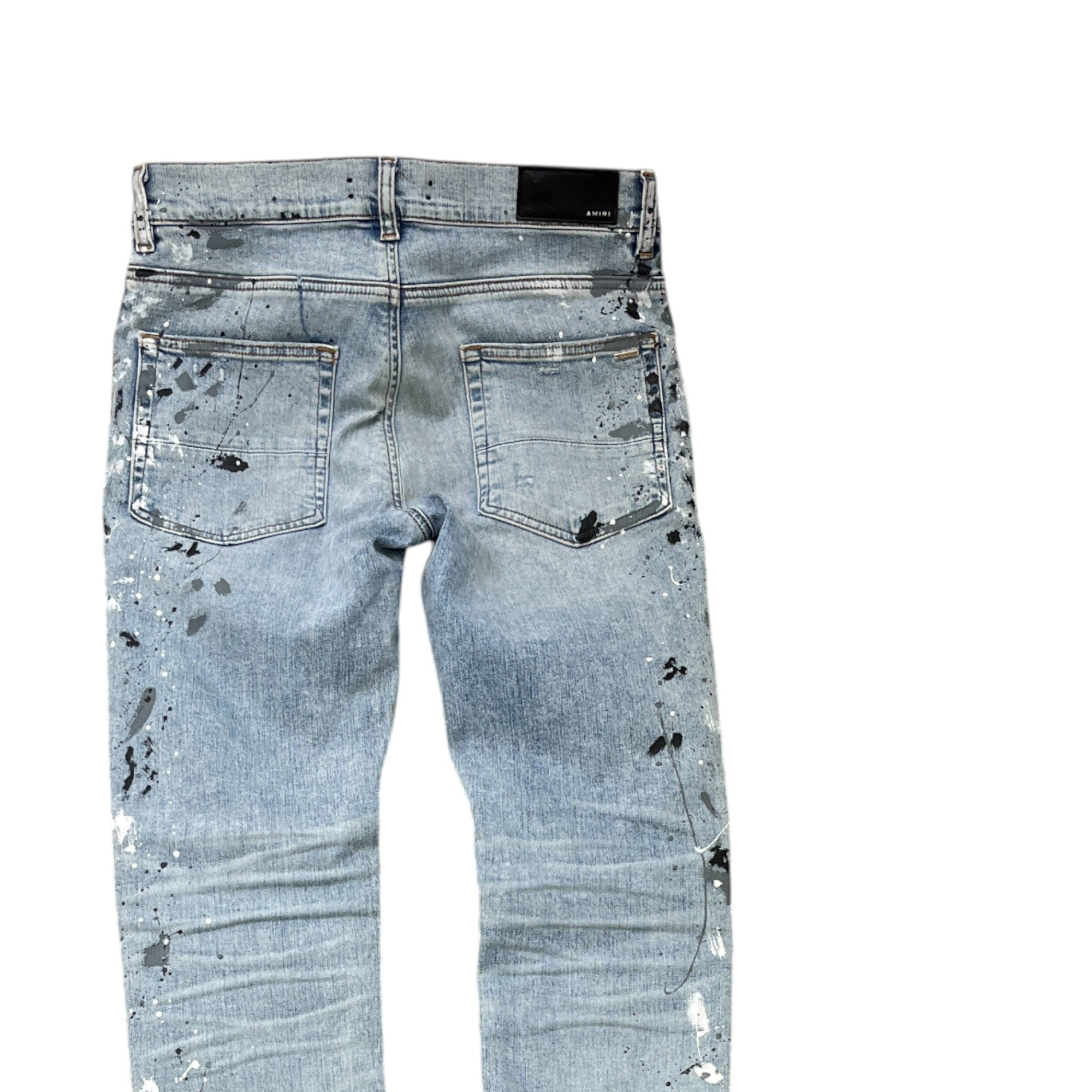 Men's Mx1 Paint Splatter Jeans Blue Size Waist 31"