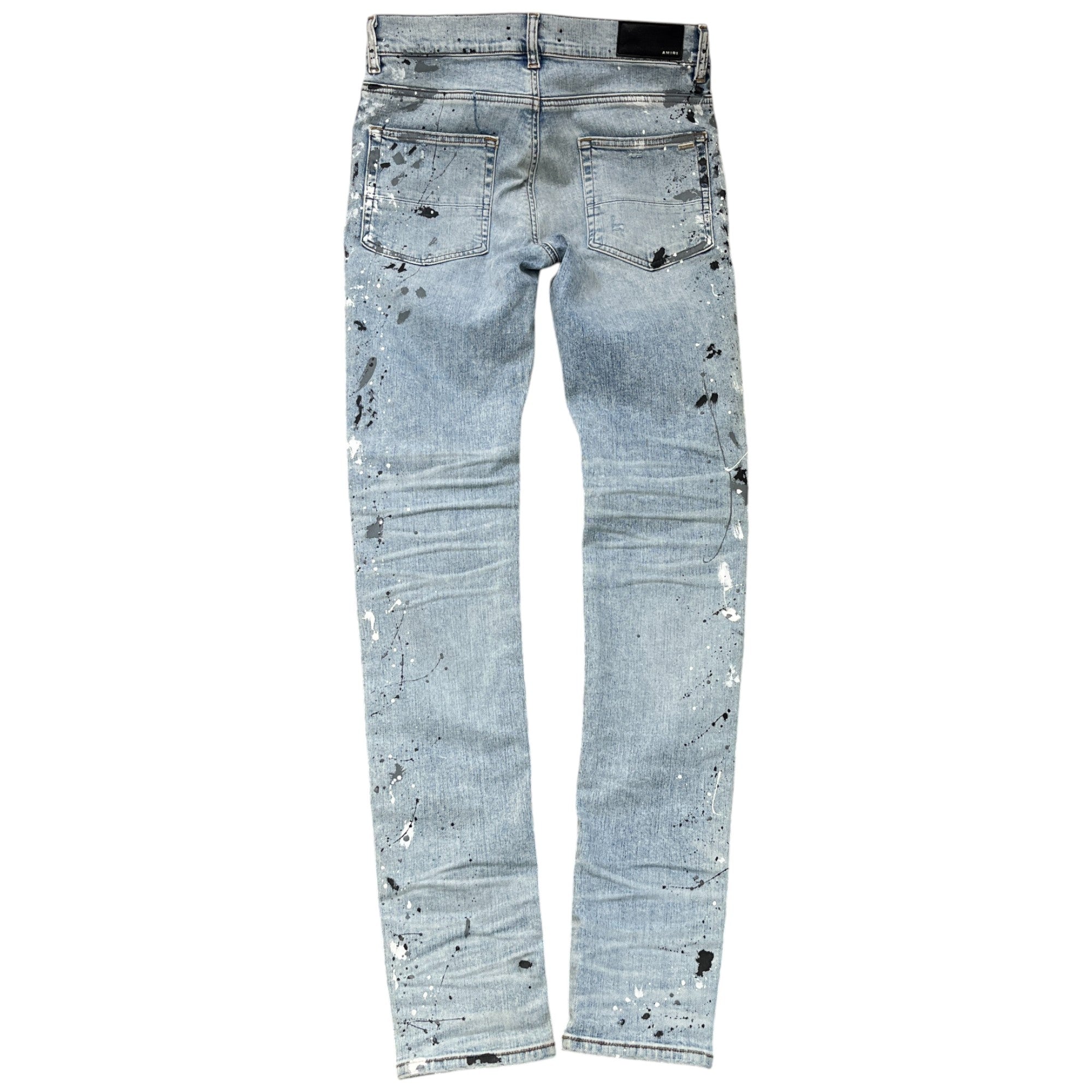 Men's Mx1 Paint Splatter Jeans Blue Size Waist 31"