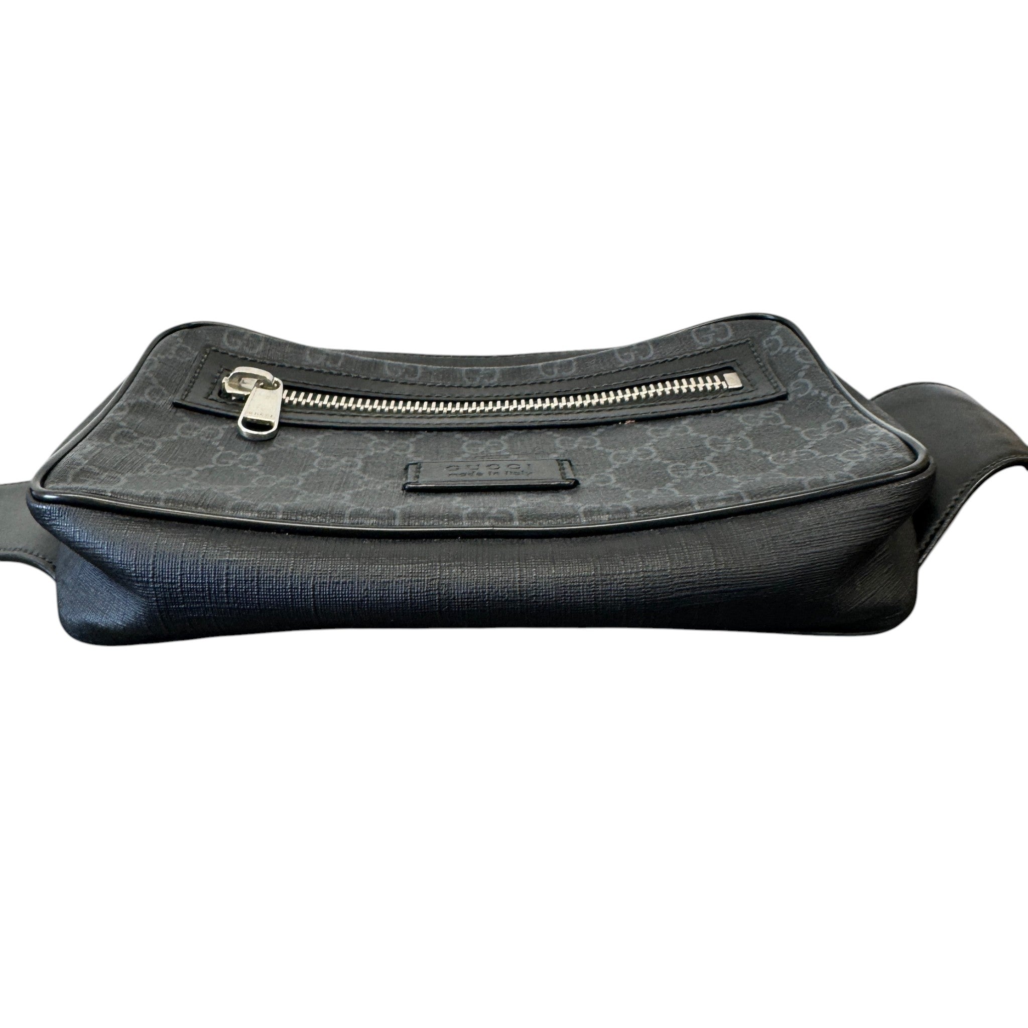 Men's Gg Supreme Web Belt Bag Black