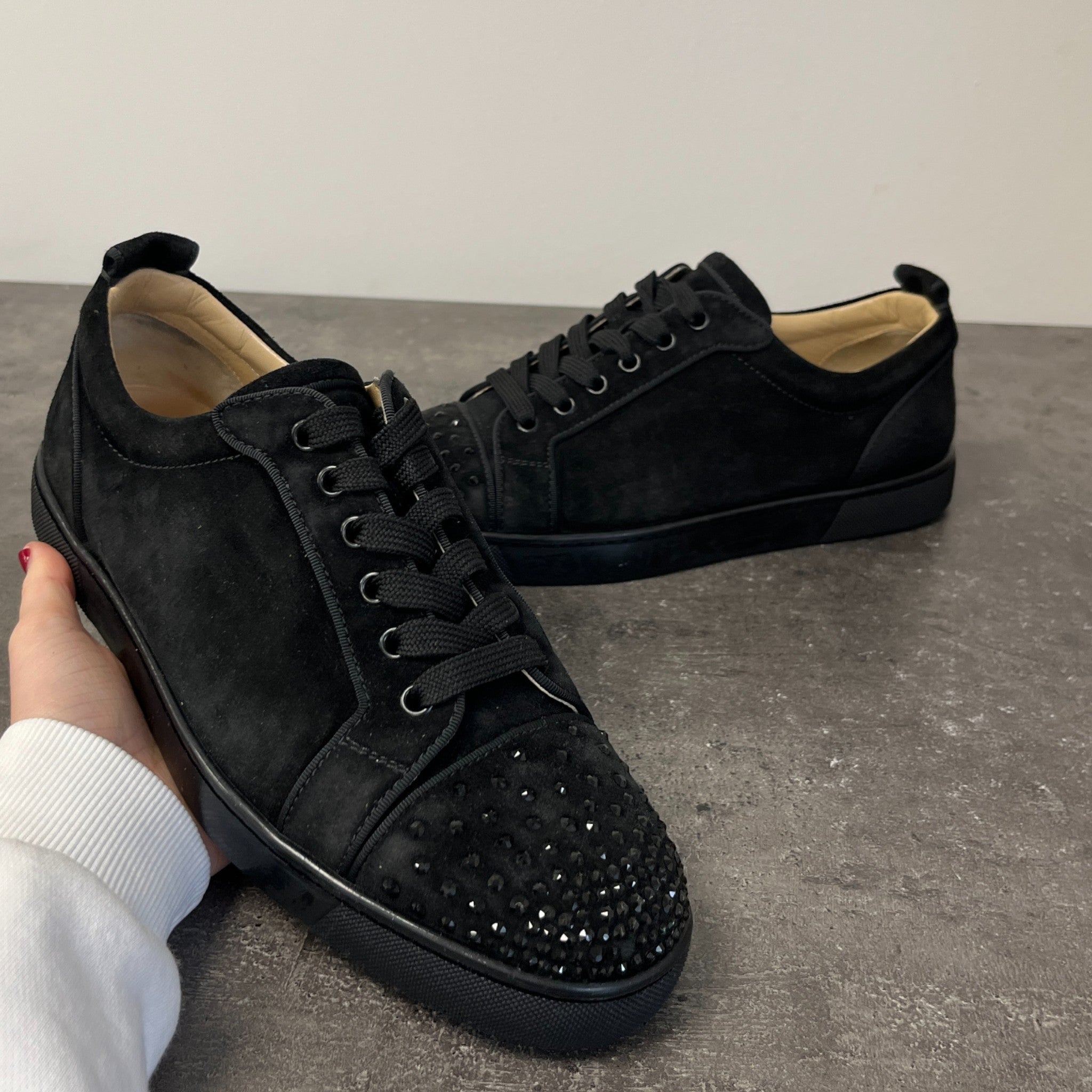 Men's Louis Junior Low Trainers Black Size EU 42 / UK 8