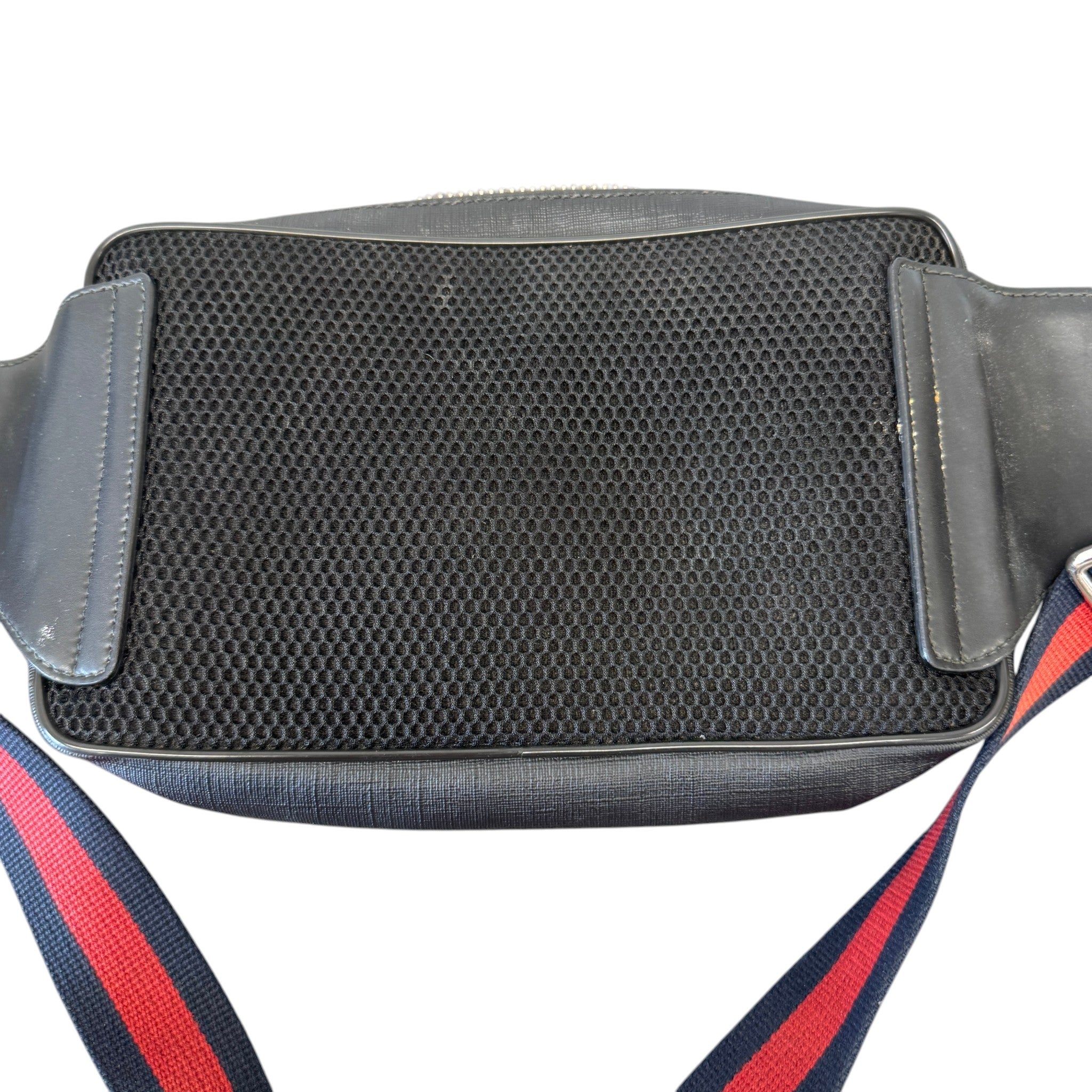 Men's Gg Supreme Web Belt Bag Black