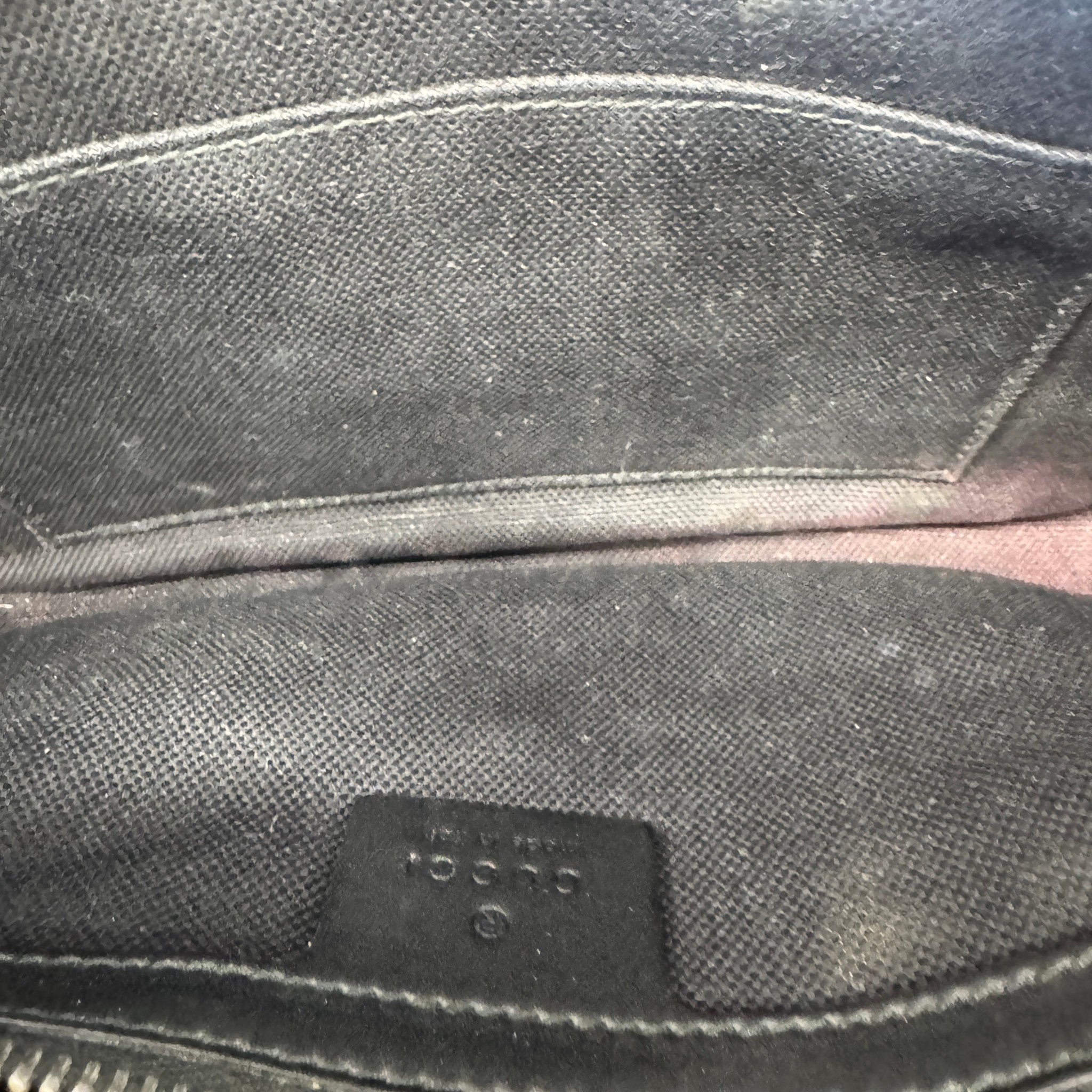 Men's Gg Supreme Web Belt Bag Black