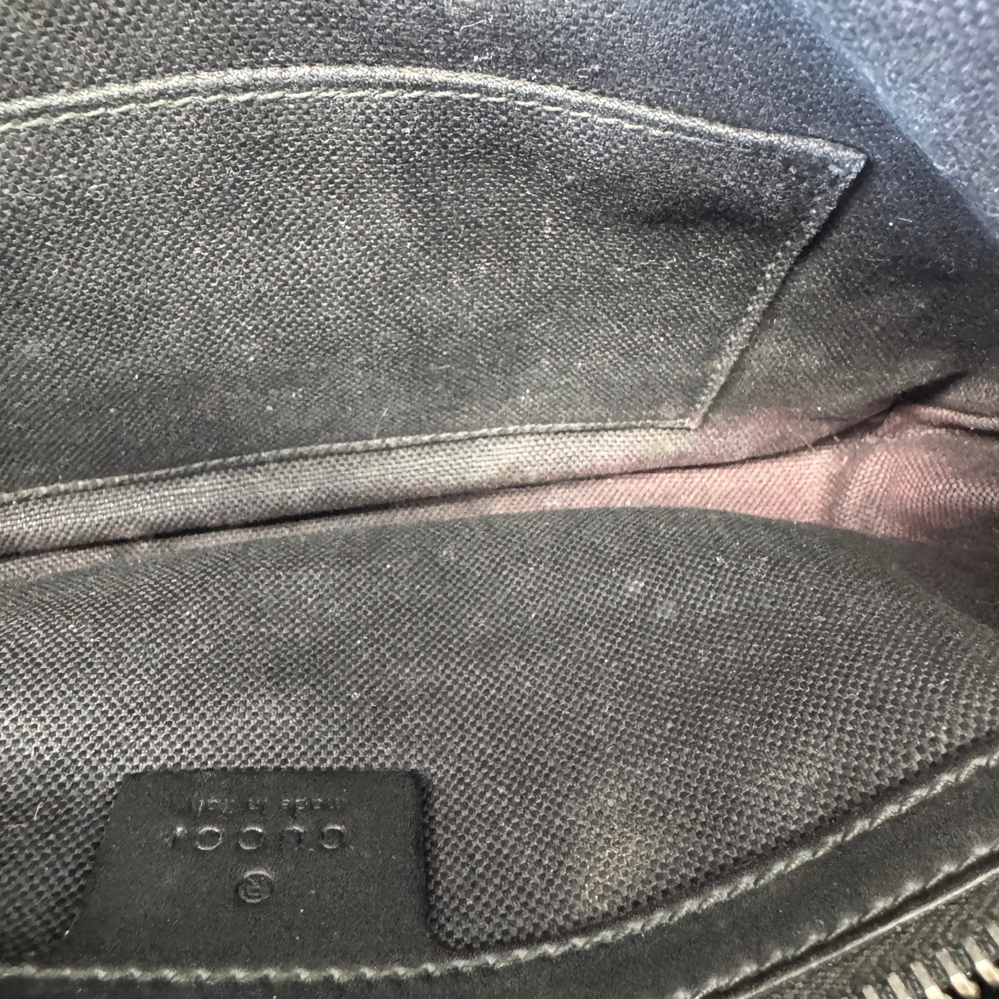 Men's Gg Supreme Web Belt Bag Black
