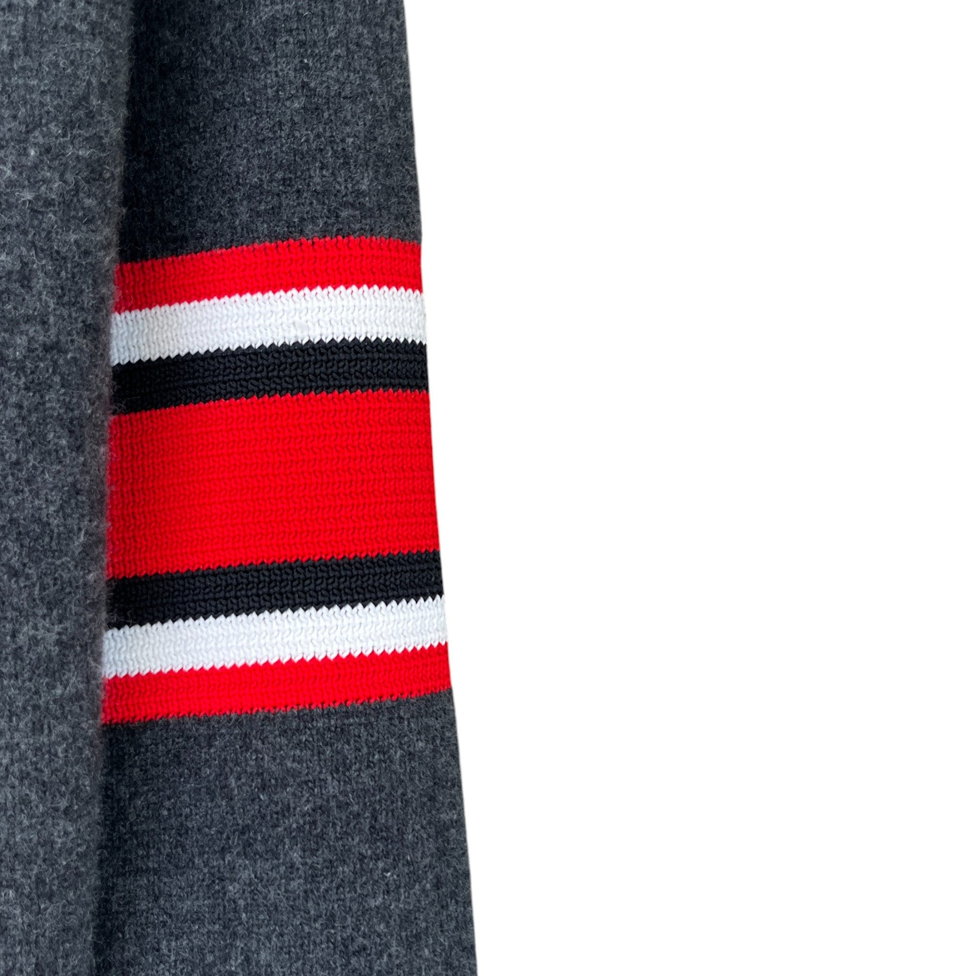 Men's Wool Varsity Jacket Grey Size S