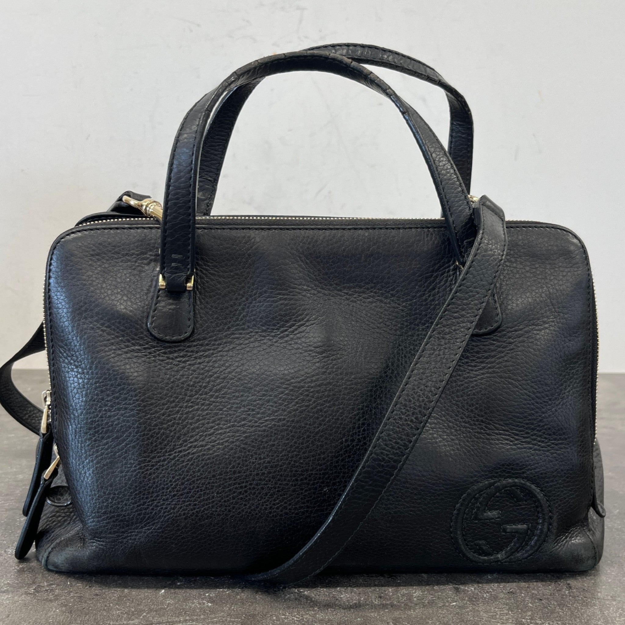 Women's Gg Supreme Microguccissima Bag Black