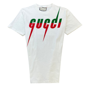 Men's Blade Print T-Shirt Cream Size S