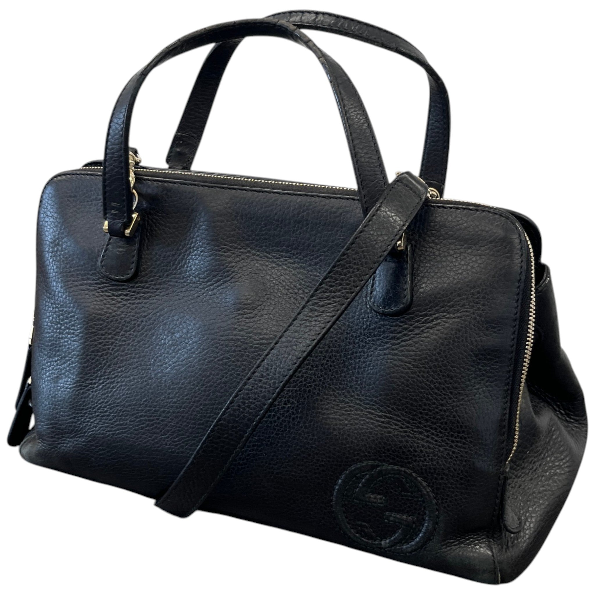 Women's Gg Supreme Microguccissima Bag Black