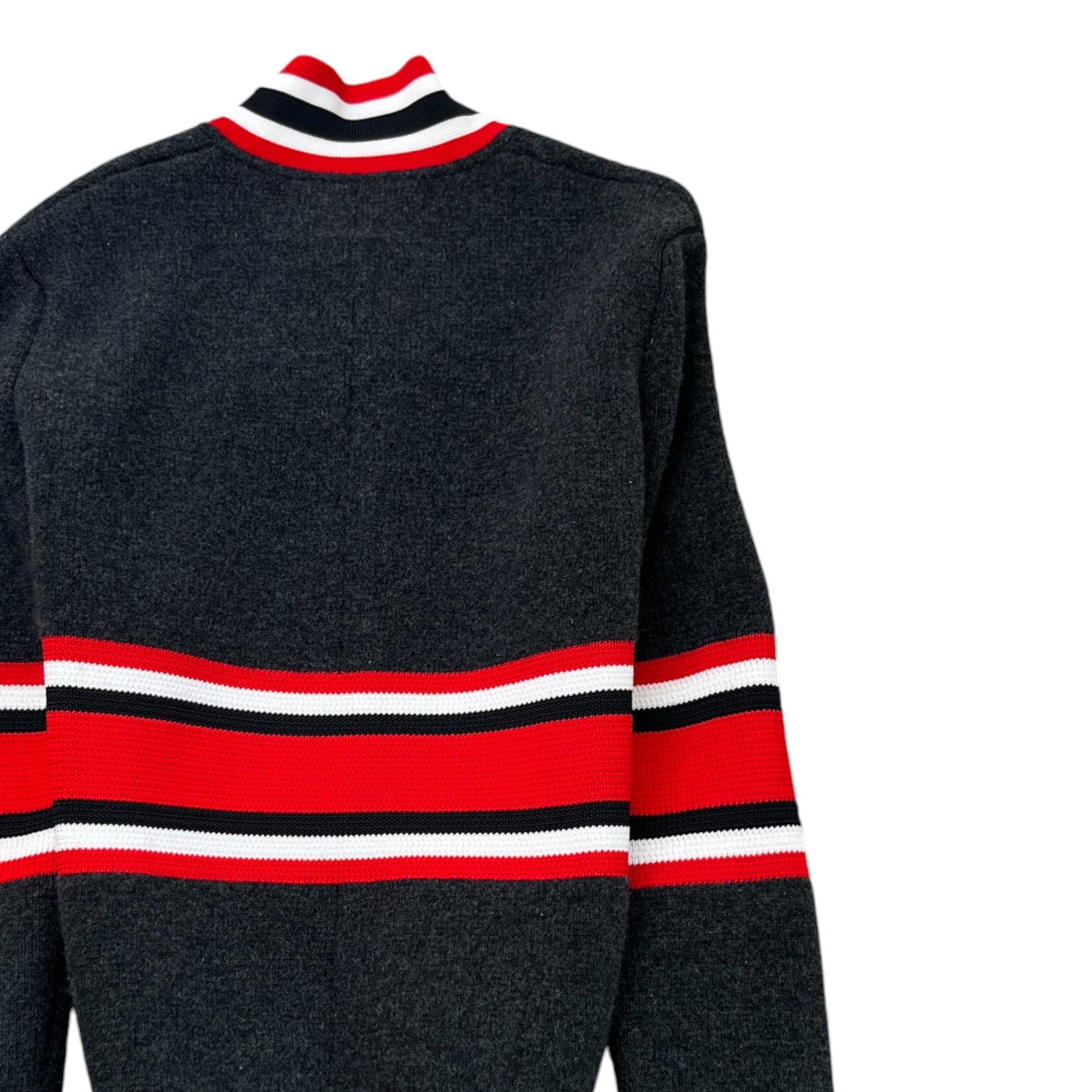 Men's Wool Varsity Jacket Grey Size S