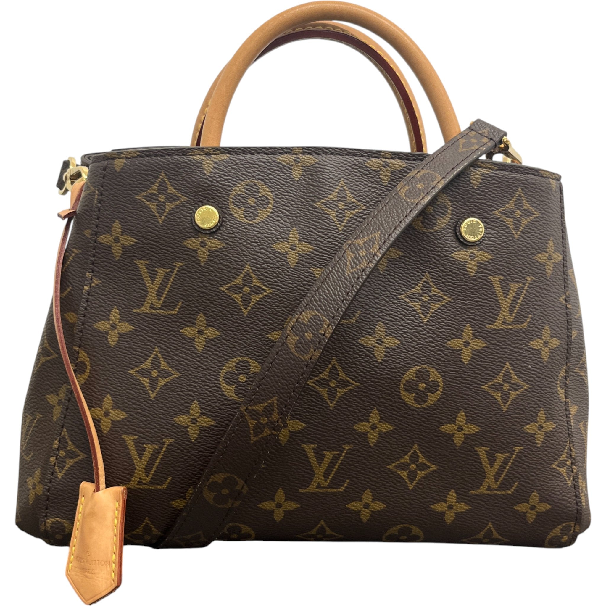 Women's Monogram Montaigne Bb Handbag Brown