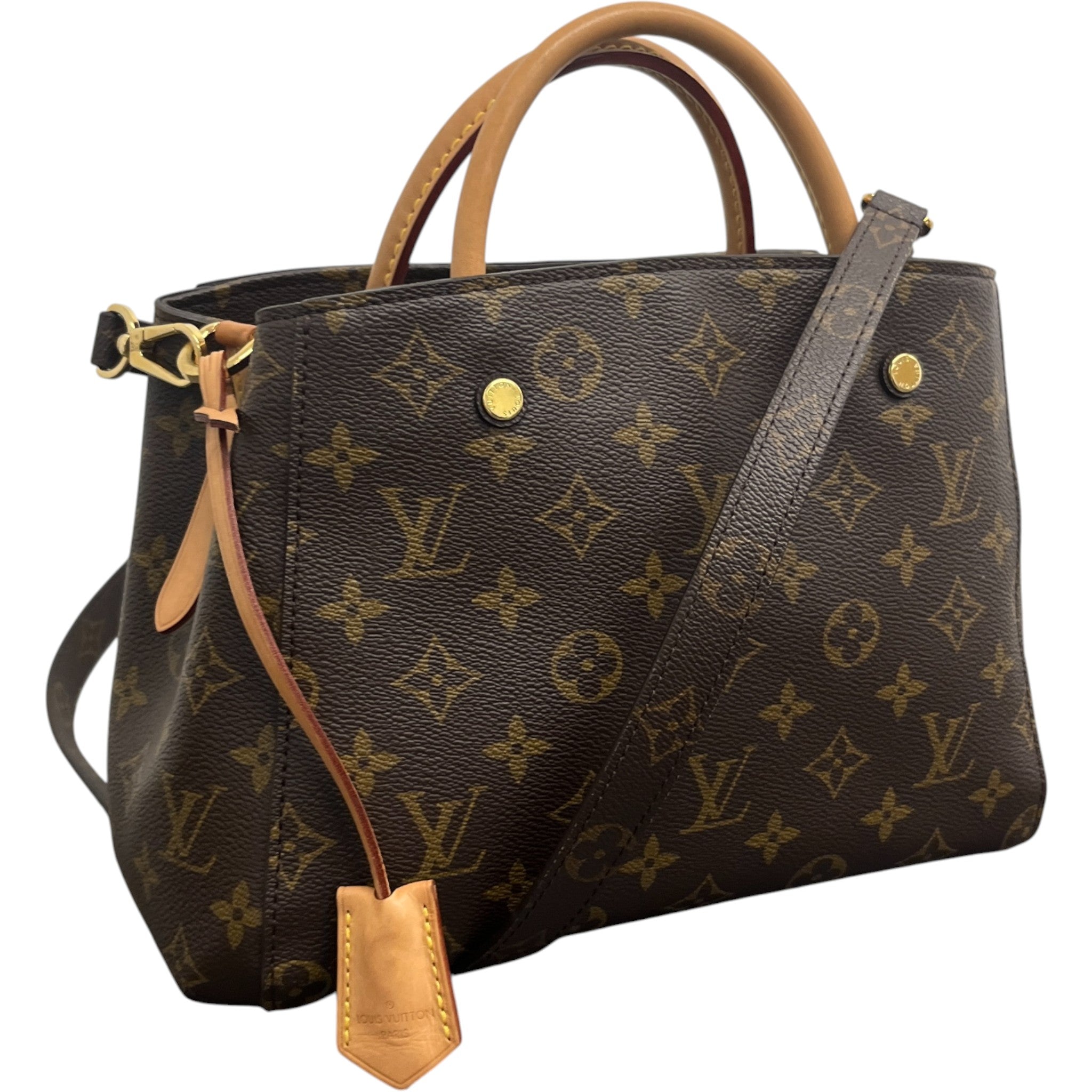 Women's Monogram Montaigne Bb Handbag Brown