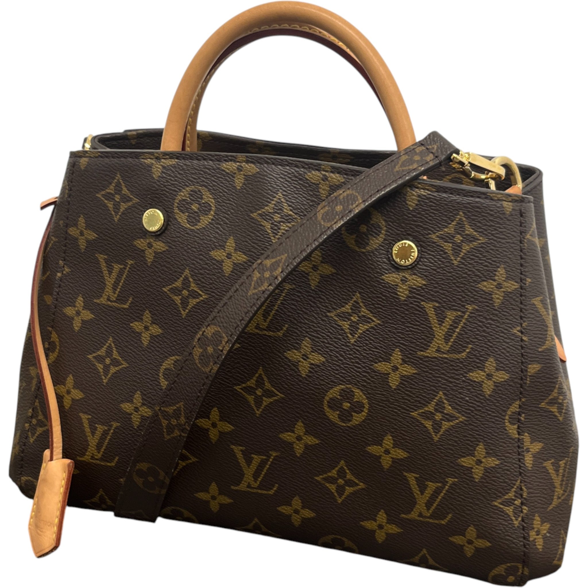 Women's Monogram Montaigne Bb Handbag Brown