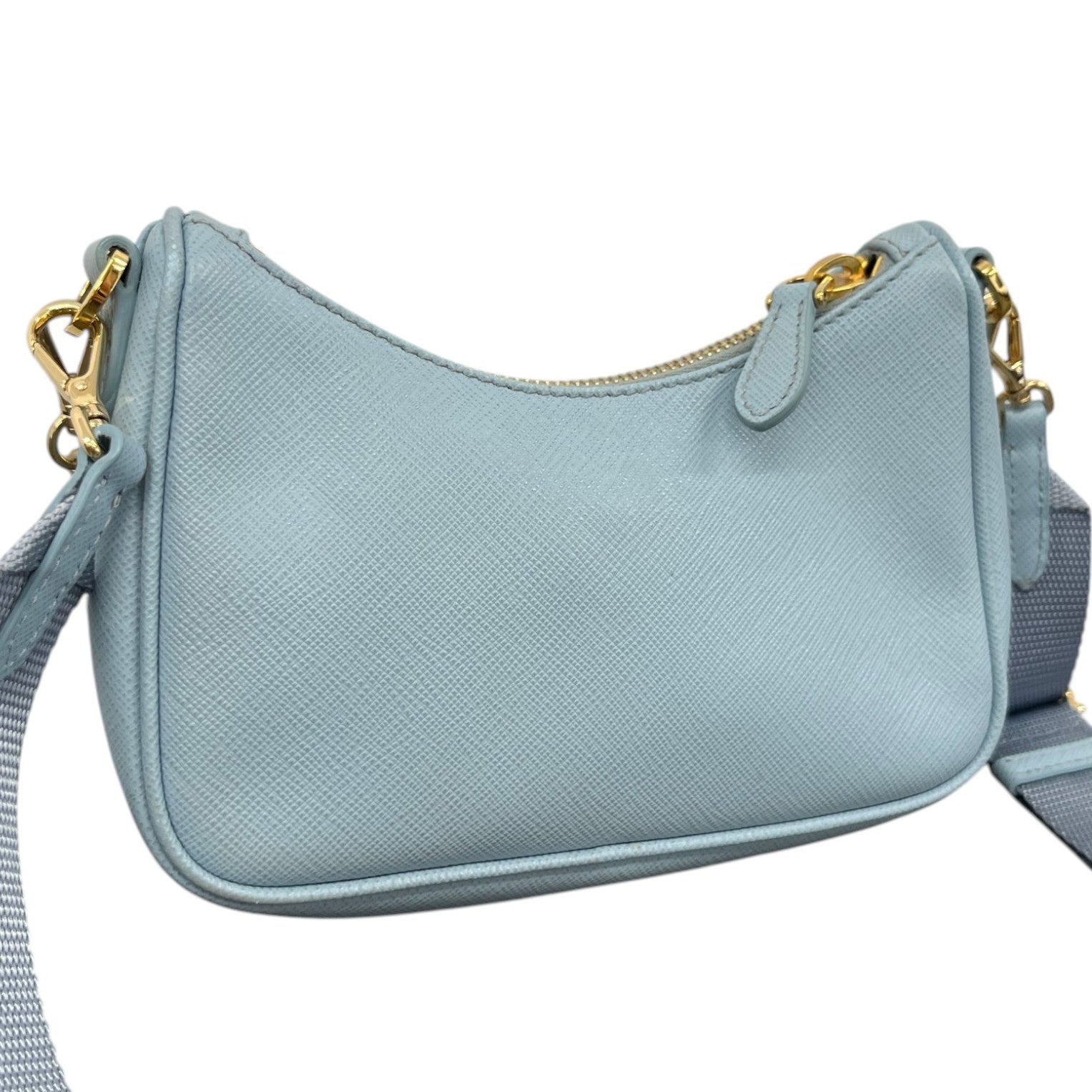 Women's Reedition Mini Saffiano Pochette Bag Blue