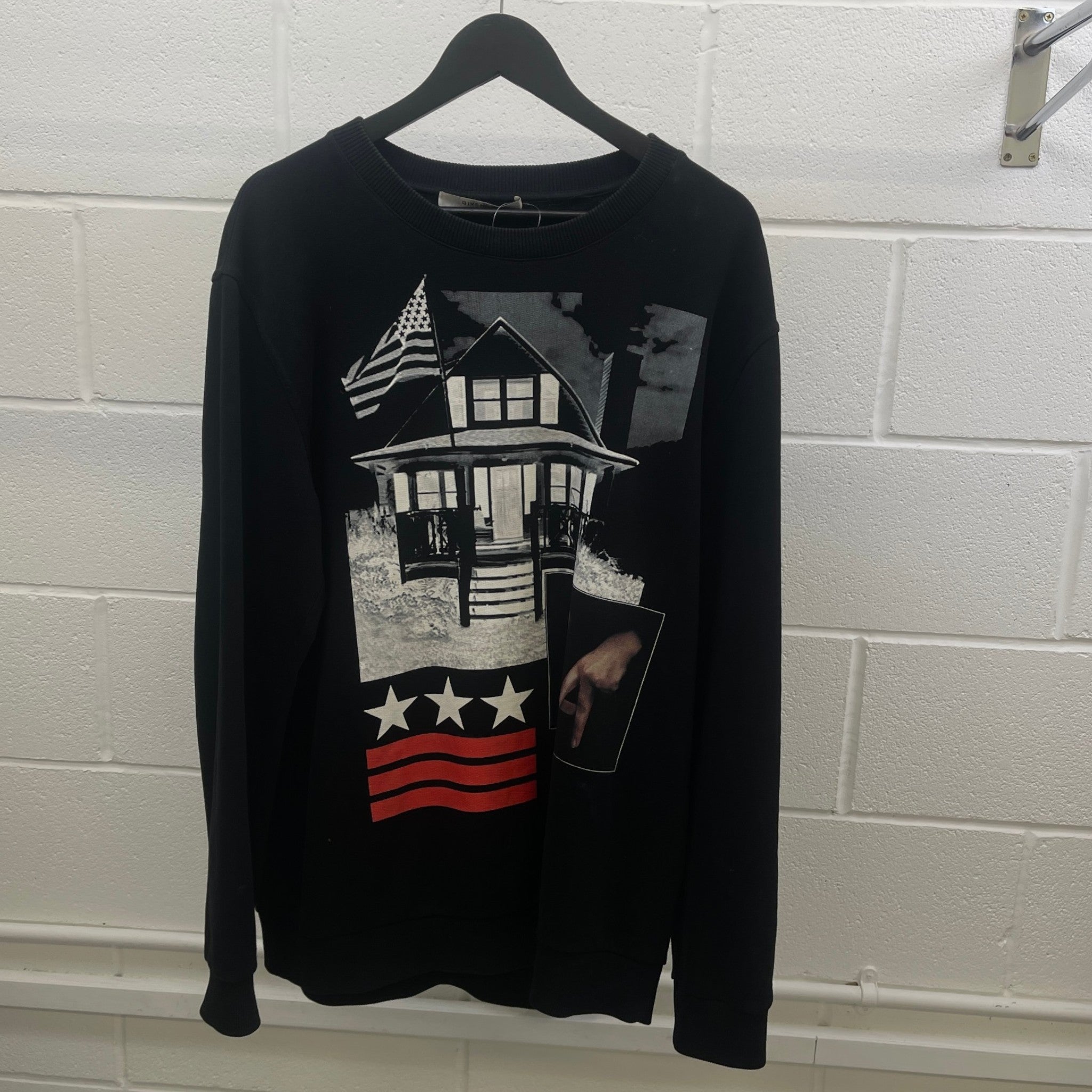 Men's La House Graphic Sweatshirt Black Size XL