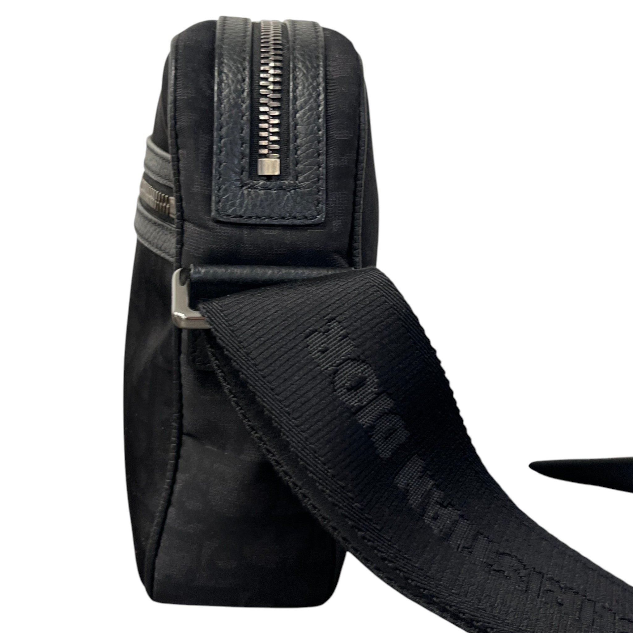 Men's Oblique Messenger Bag Black