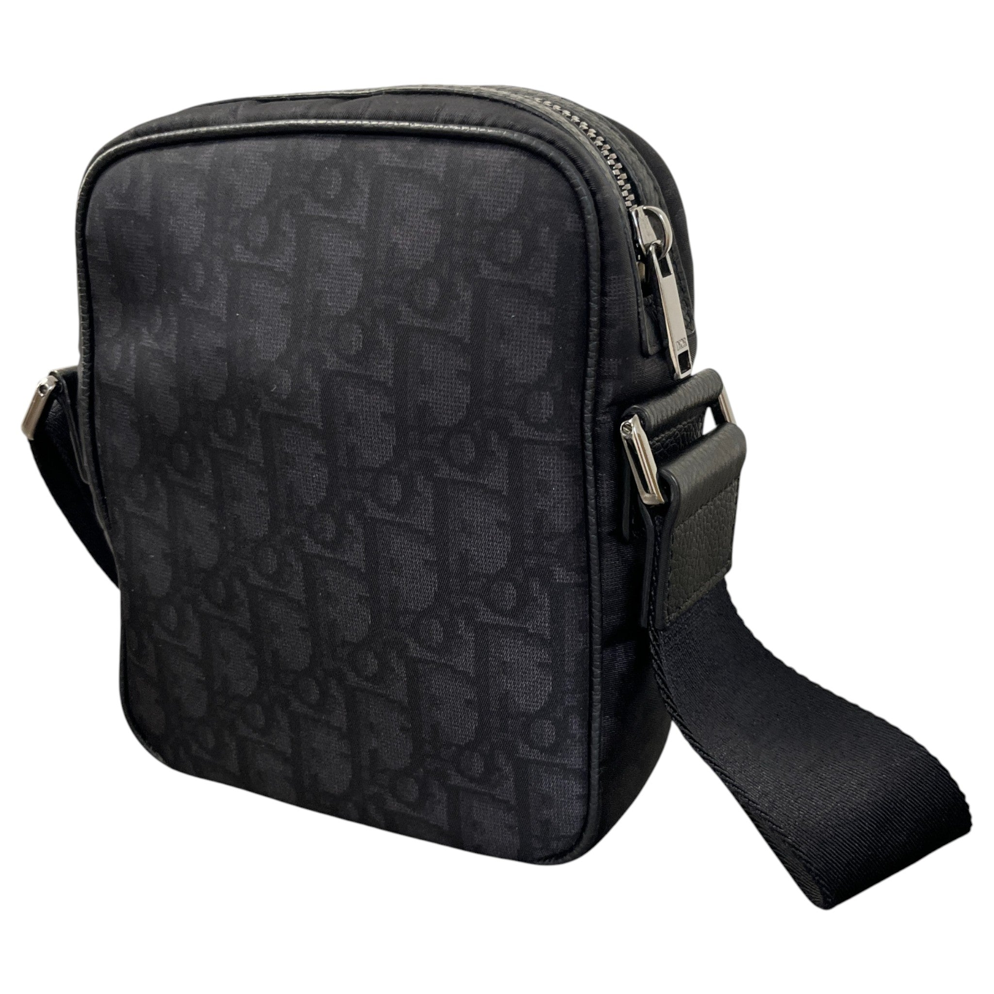 Men's Oblique Messenger Bag Black