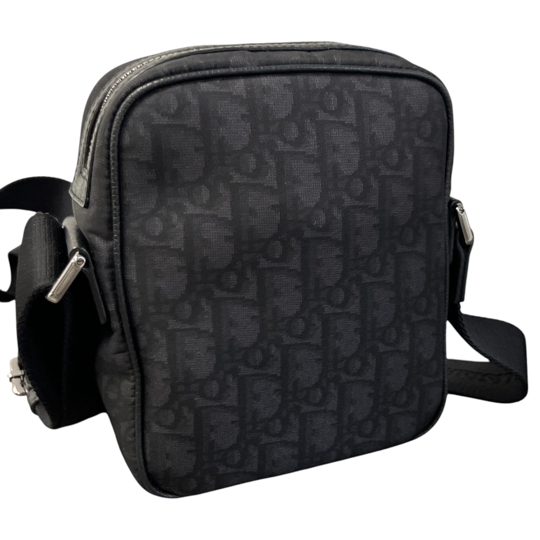 Men's Oblique Messenger Bag Black