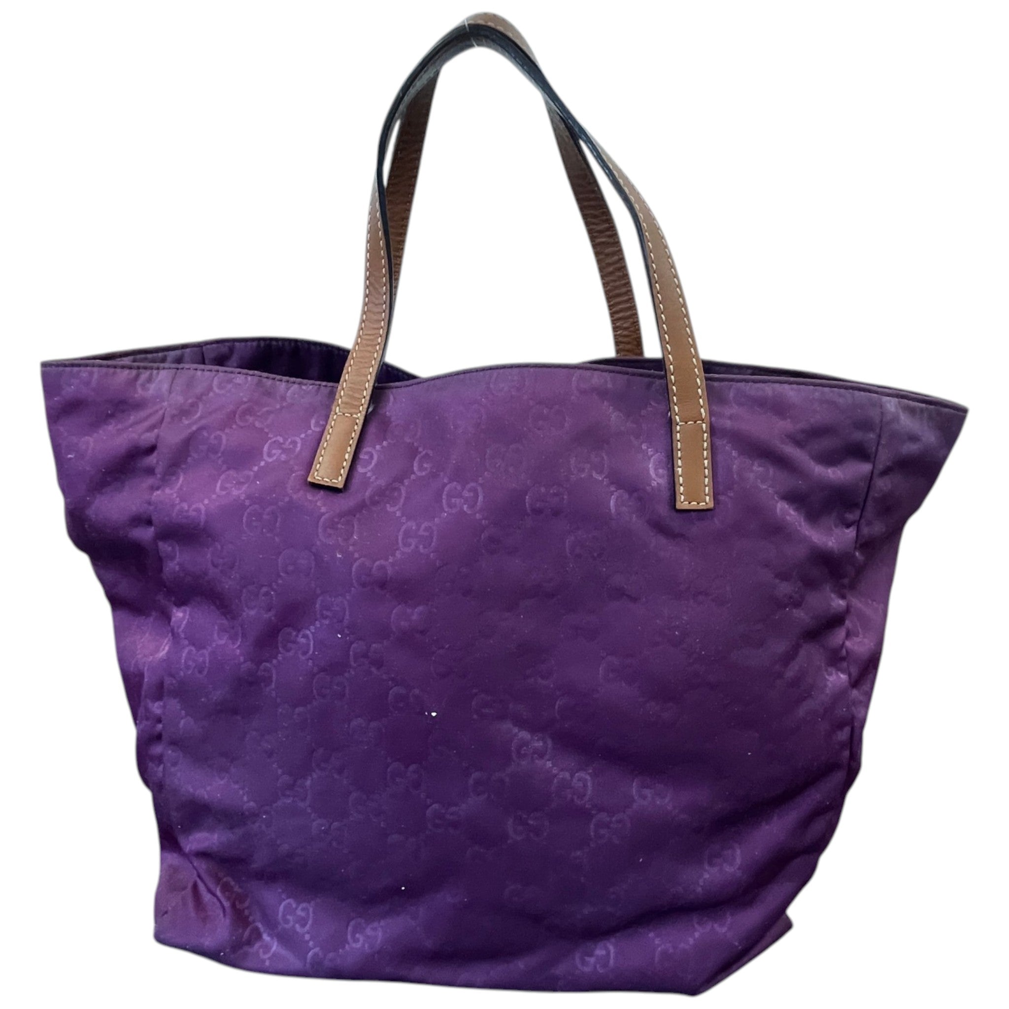 Women's Guccissima Shopper Tote Bag Purple