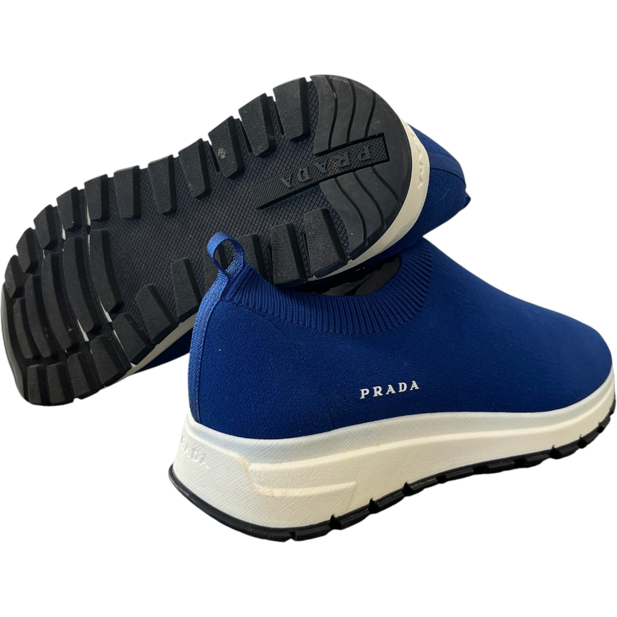 Men's Sock Low Trainers Blue Size EU 41 / UK 7