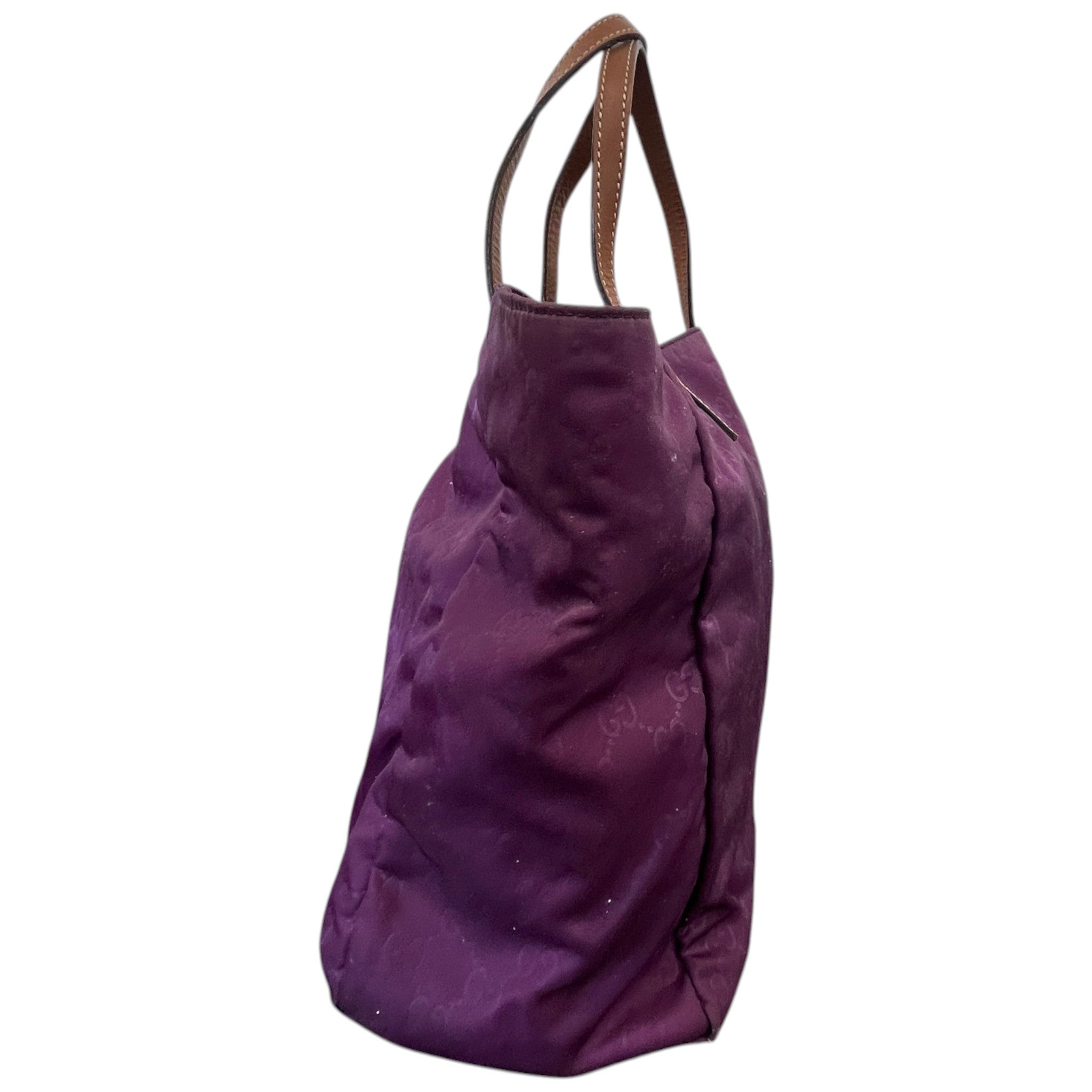 Women's Guccissima Shopper Tote Bag Purple