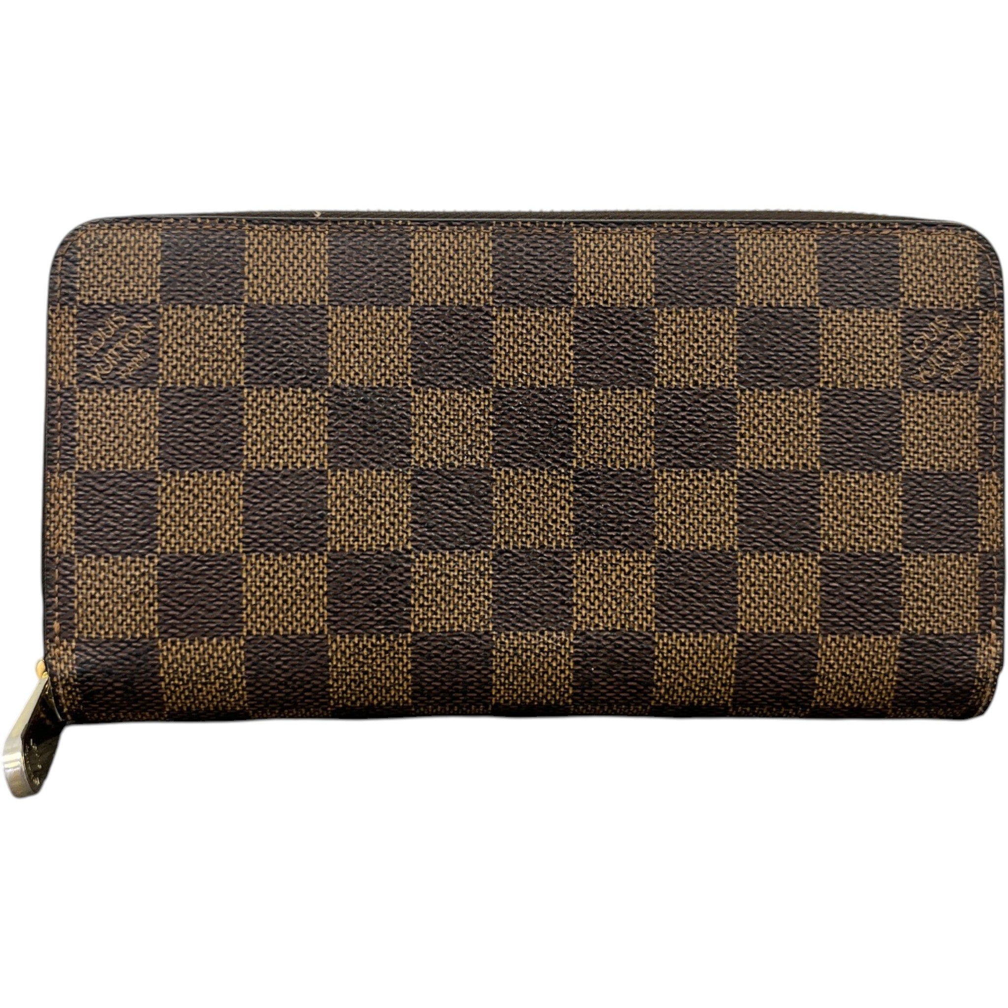 Women's Damier Ebene Zippy Wallet Brown
