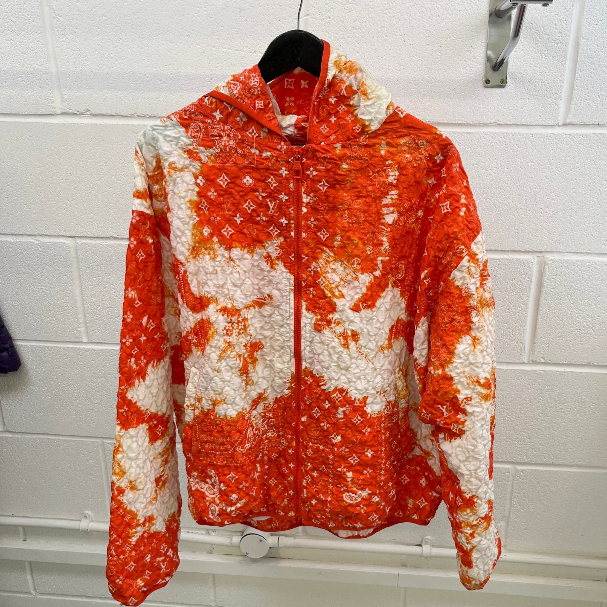 Men's Monogram Bandana Windbreaker Orange Size IT 50 / L