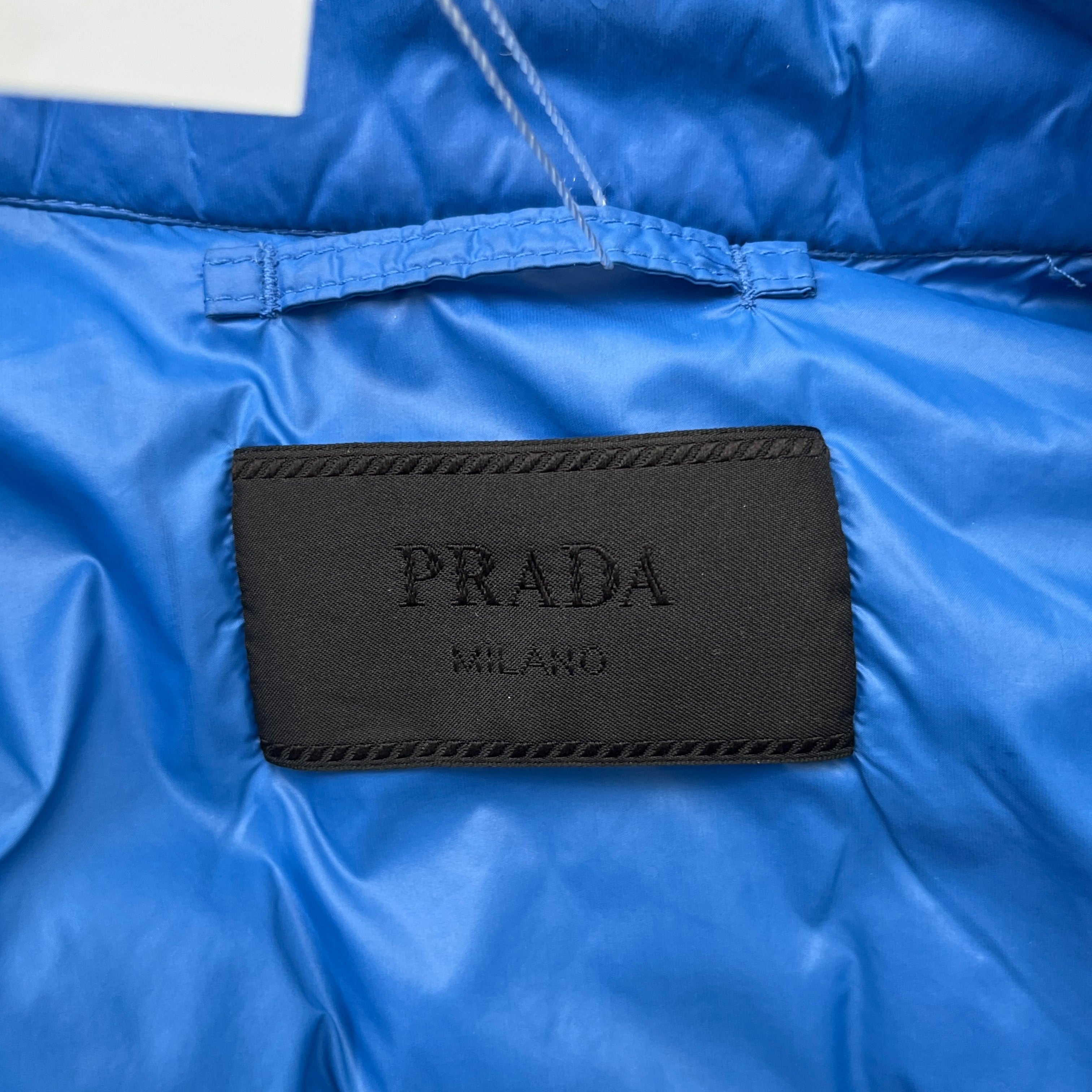 Men's Plaque Logo Gilet Blue Size IT 44 / XS