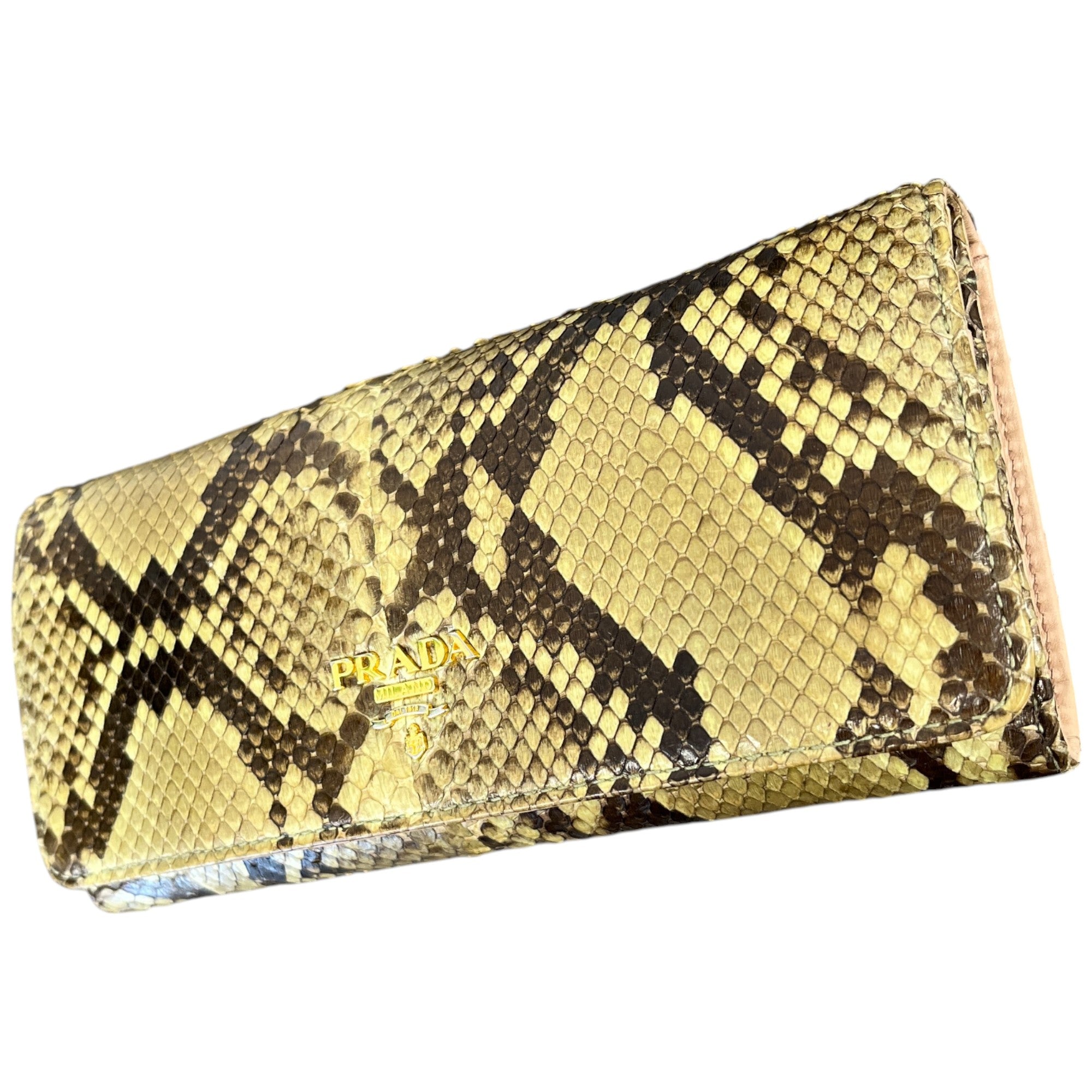 Women's Snake Print Purse Green