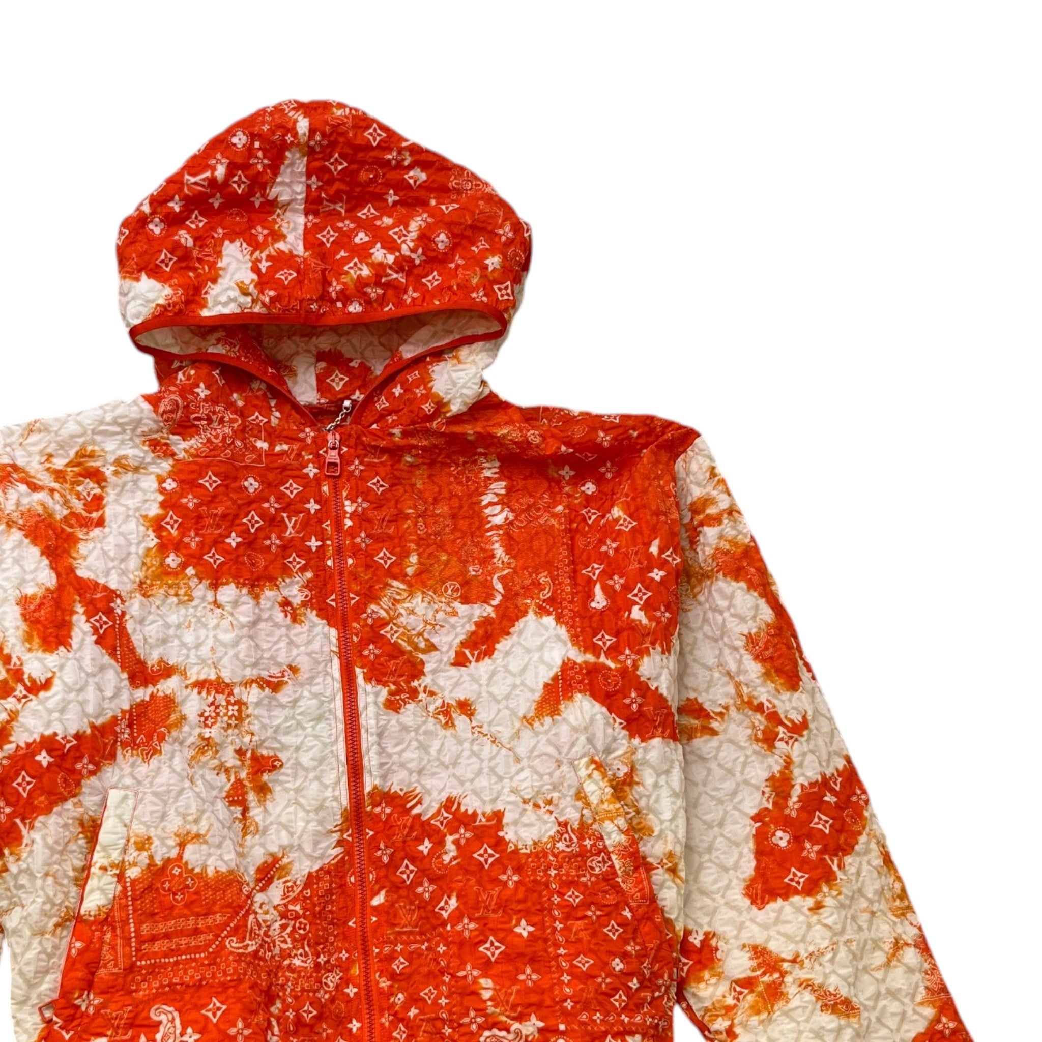 Men's Monogram Bandana Windbreaker Orange Size IT 50 / L