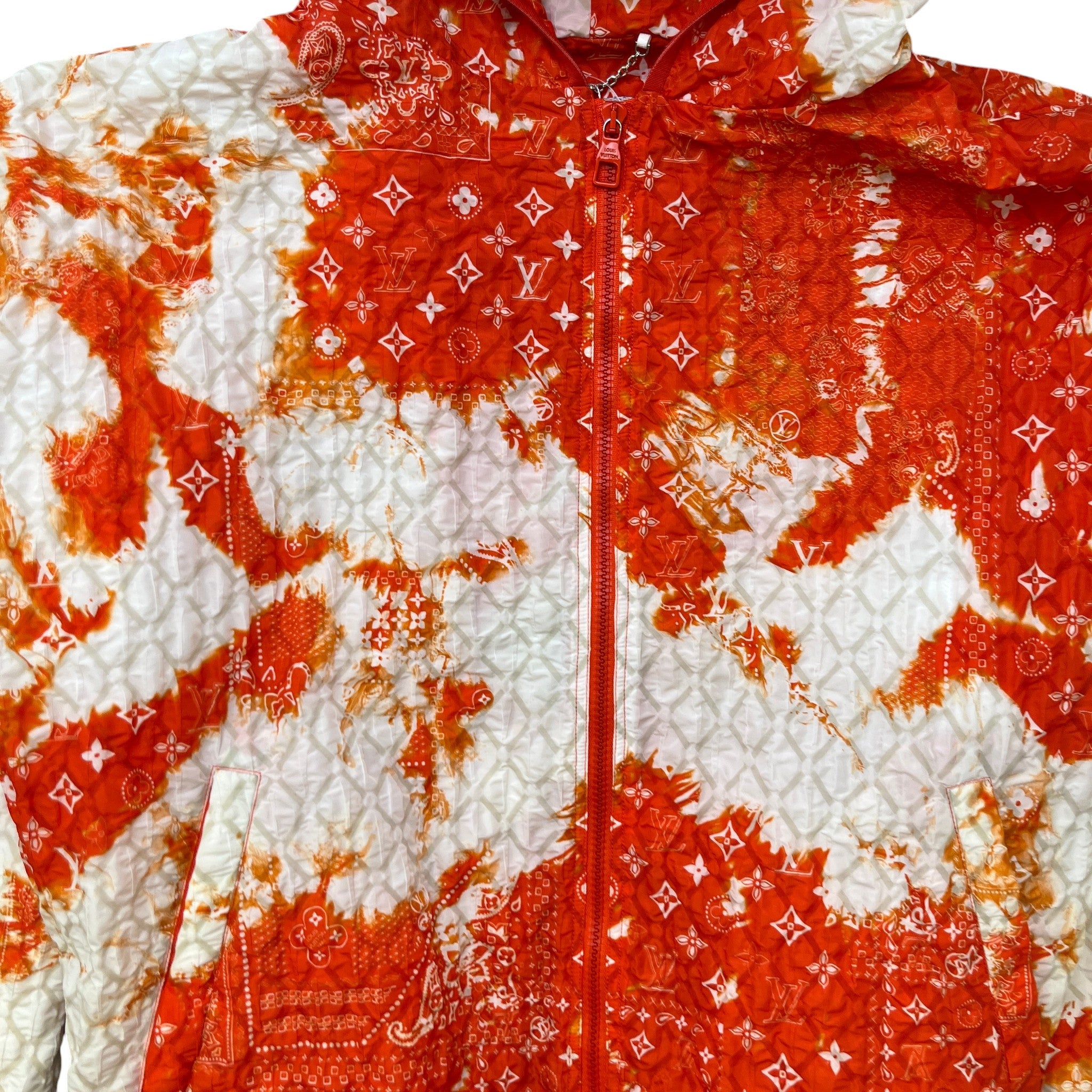 Men's Monogram Bandana Windbreaker Orange Size IT 50 / L