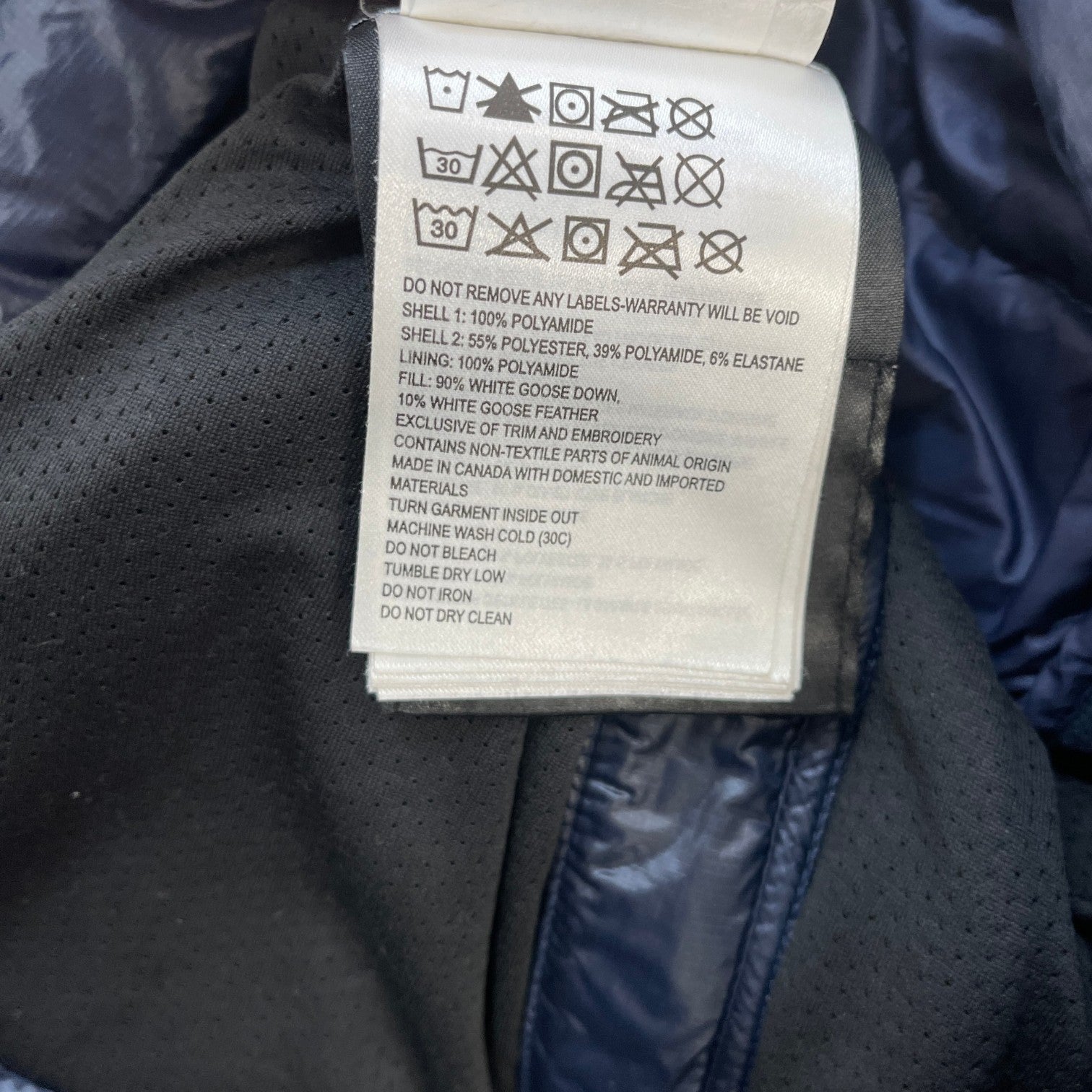 Men's Hybridge Lite Down Jacket Navy Size M