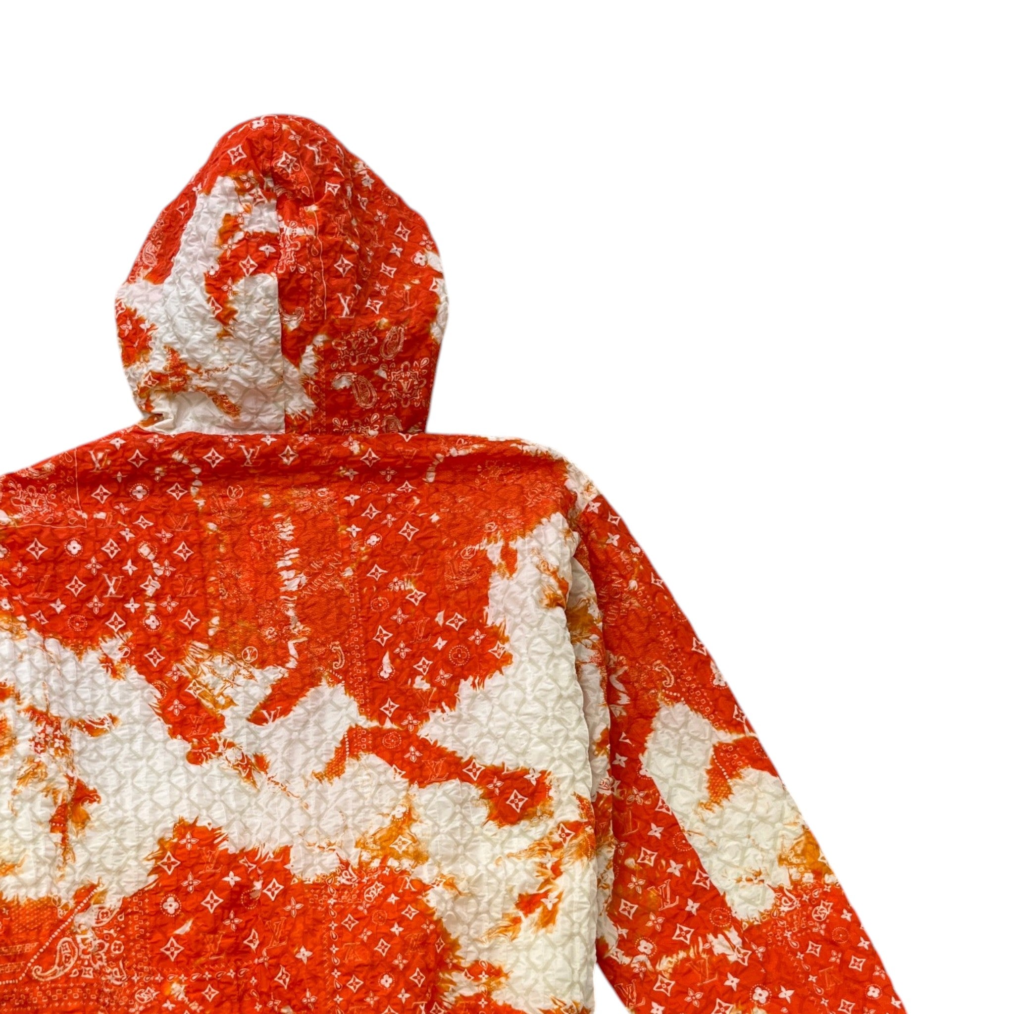 Men's Monogram Bandana Windbreaker Orange Size IT 50 / L