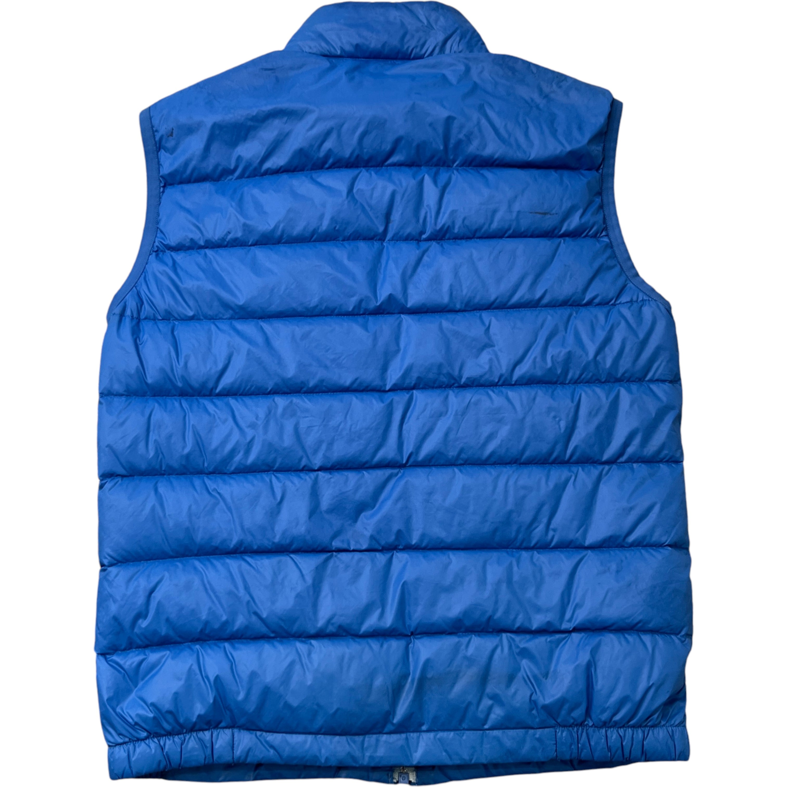 Men's Plaque Logo Gilet Blue Size IT 44 / XS