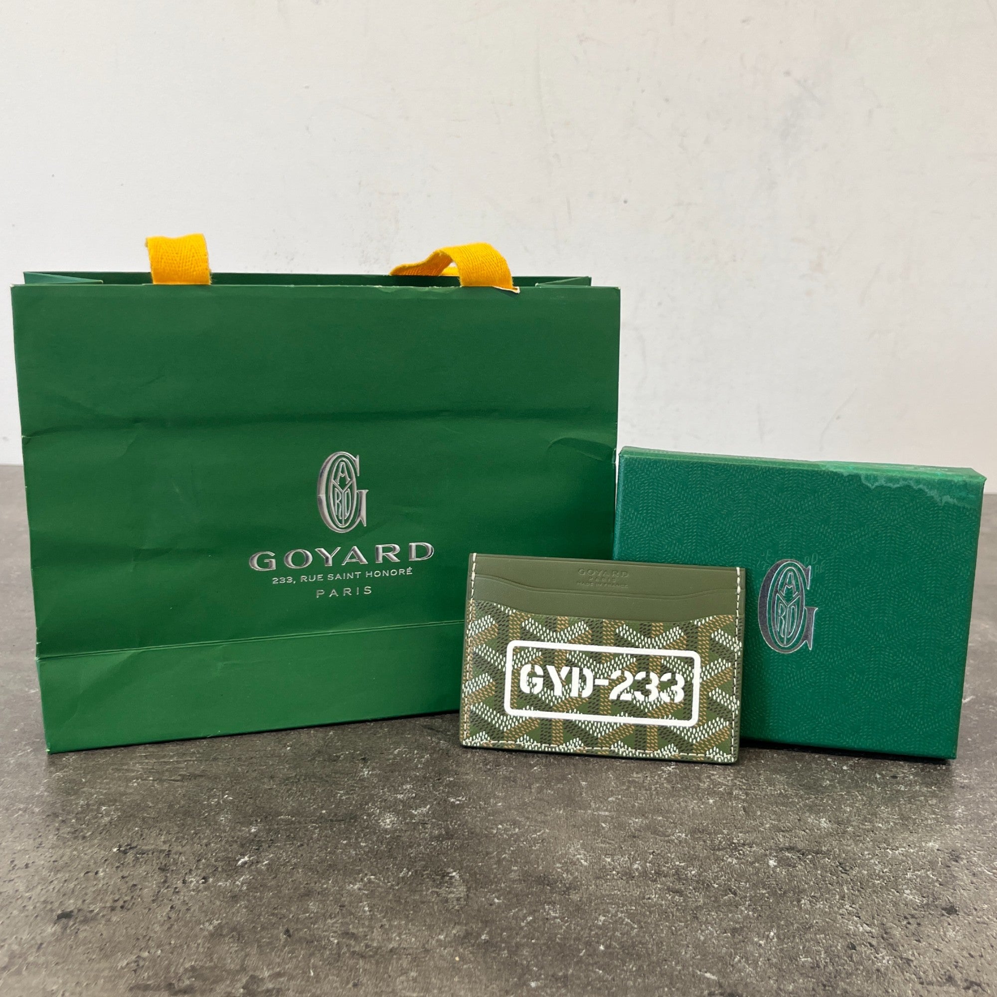 Men's Saint Sulpice Card Holder Khaki