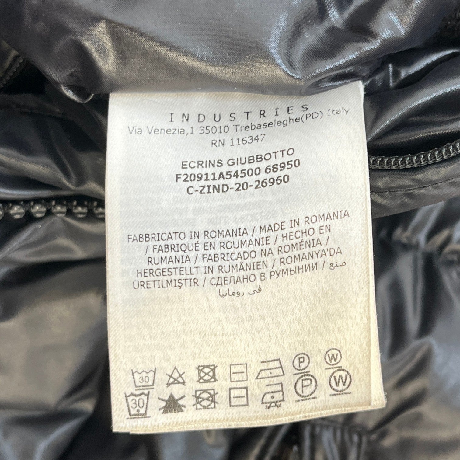 Men's Ecrins Down Jacket Black Size 3 / L