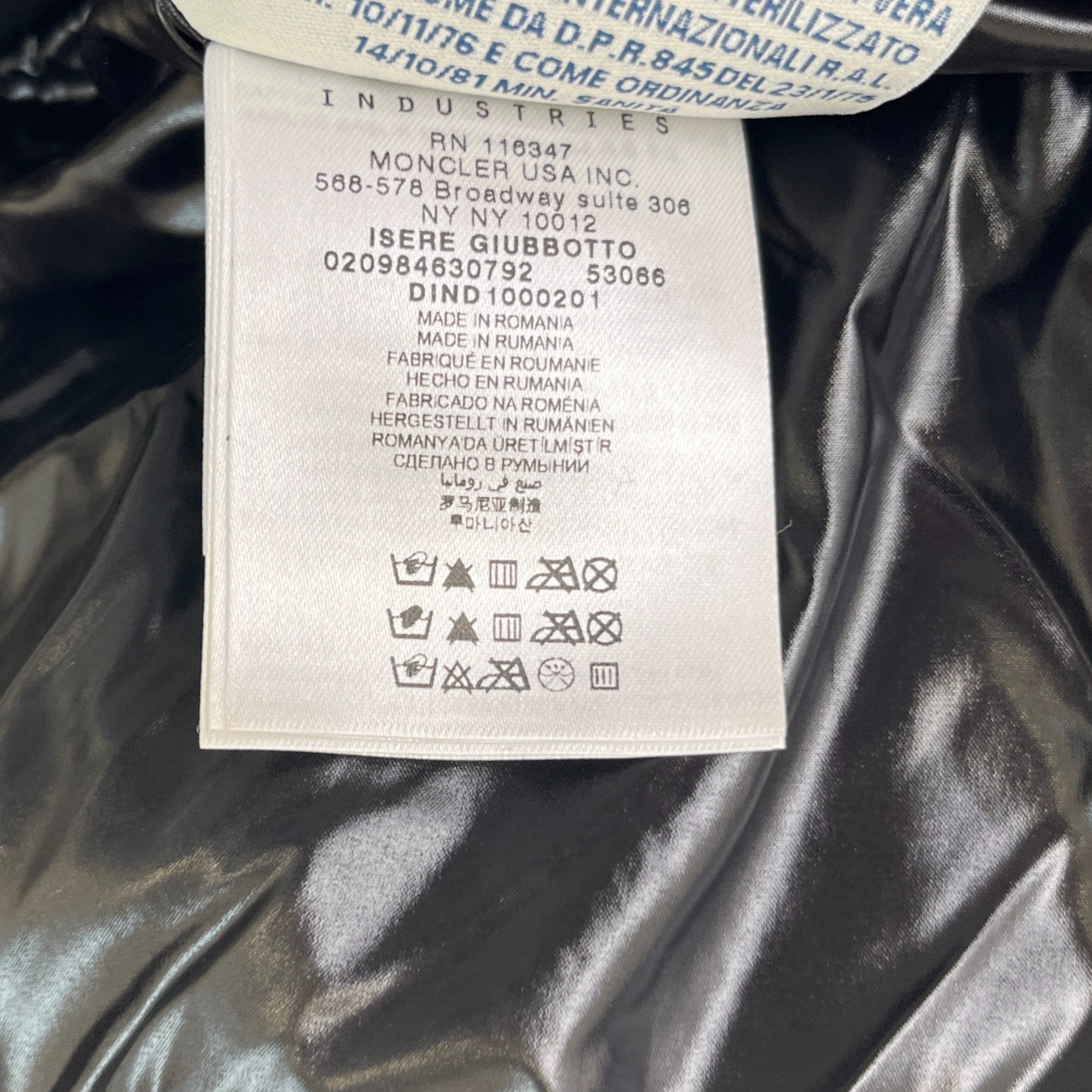 Women's Isere Ski Down Jacket Black Size 2 / UK 12